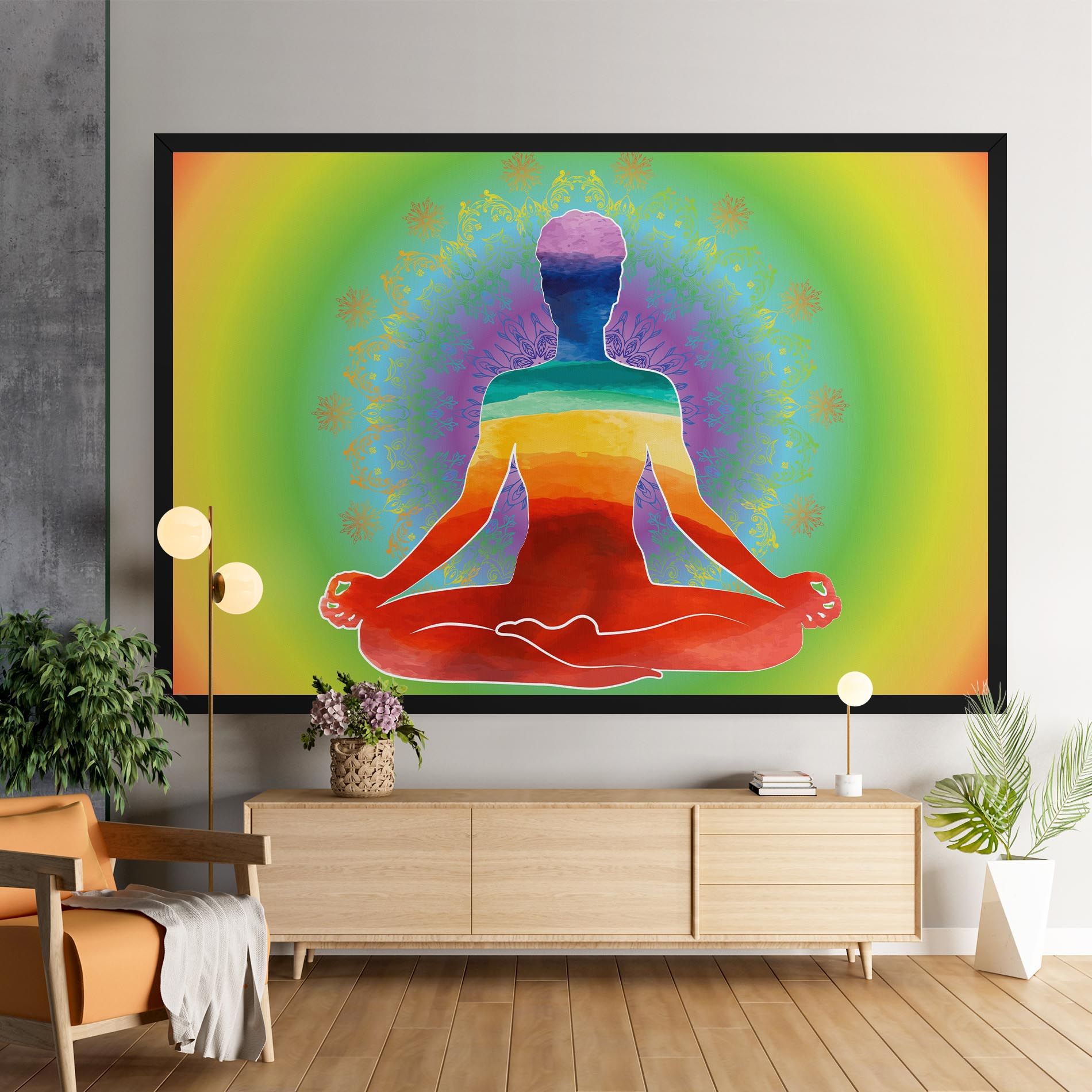 Rainbow Yoga mockup 9