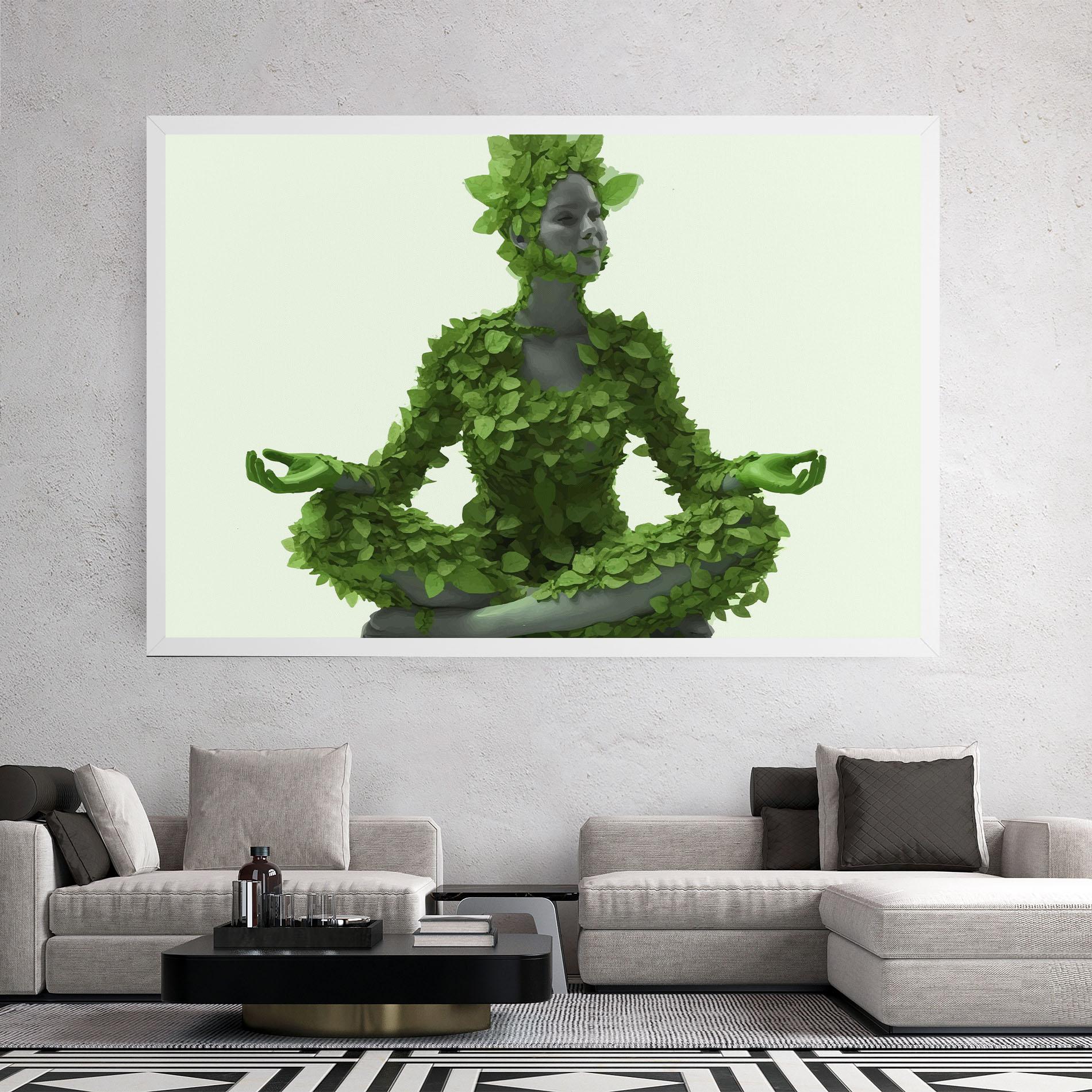 Картина на платно Nature Yoga mockup 2
