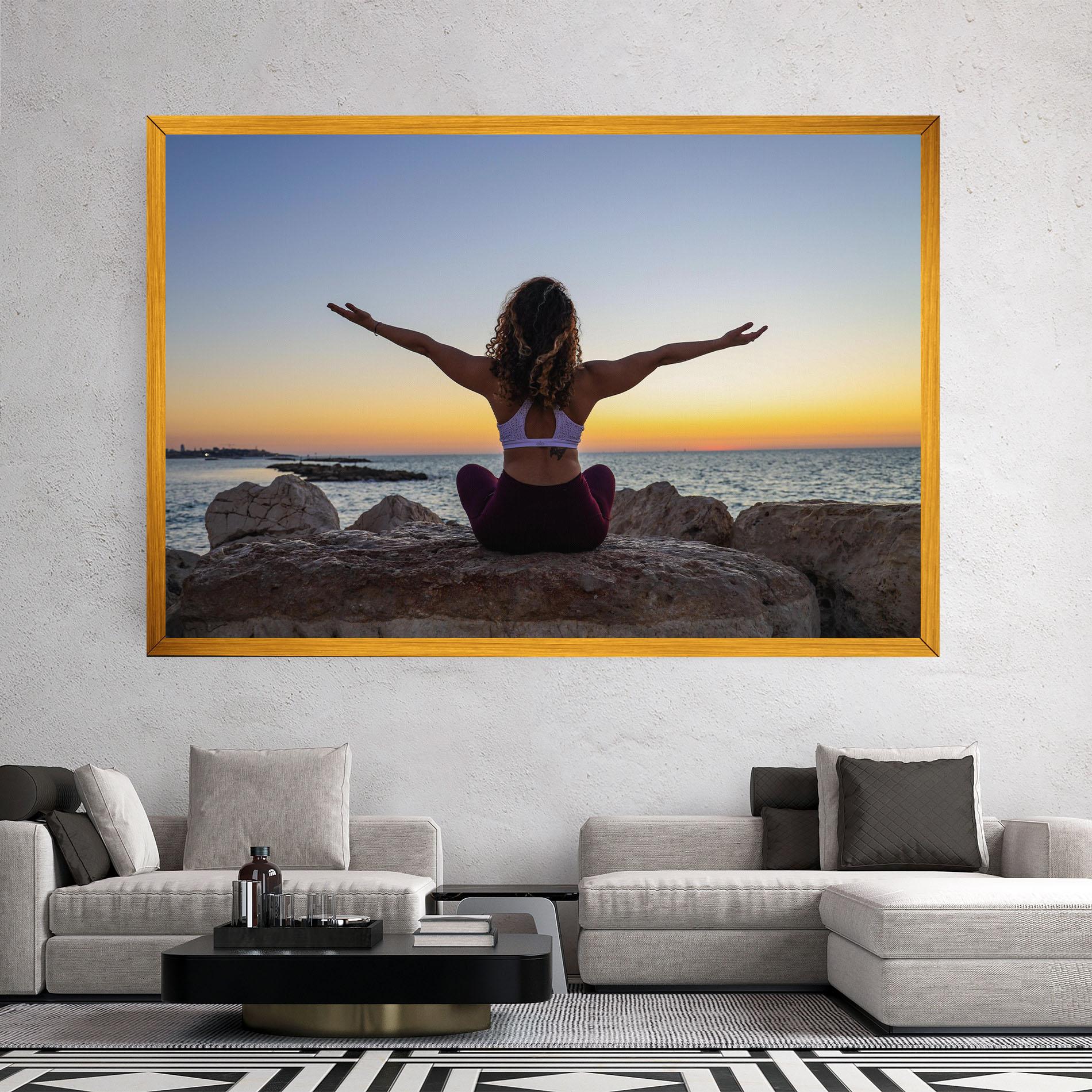 Картина на платно Calm Asana mockup 2