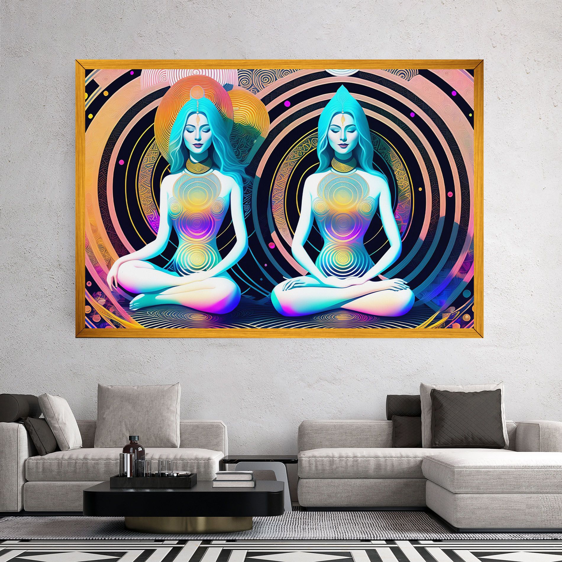 Clolorful Illustrations mockup 2