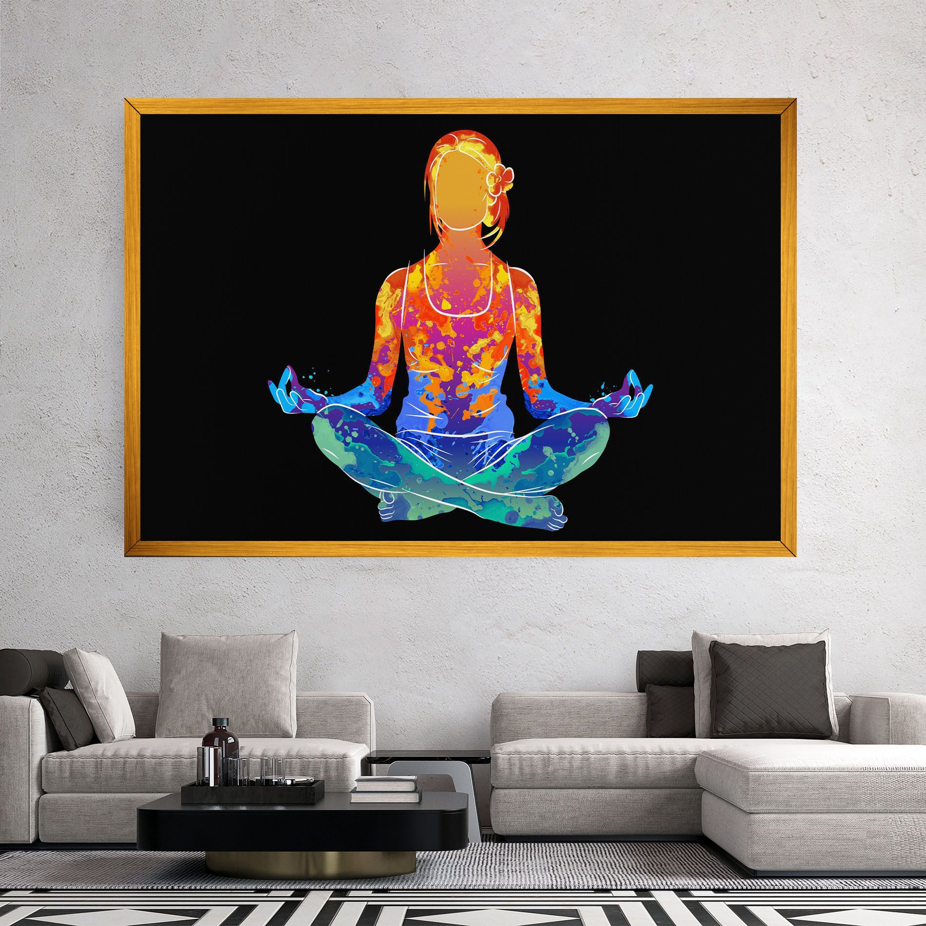 Colorful Meditation mockup 2