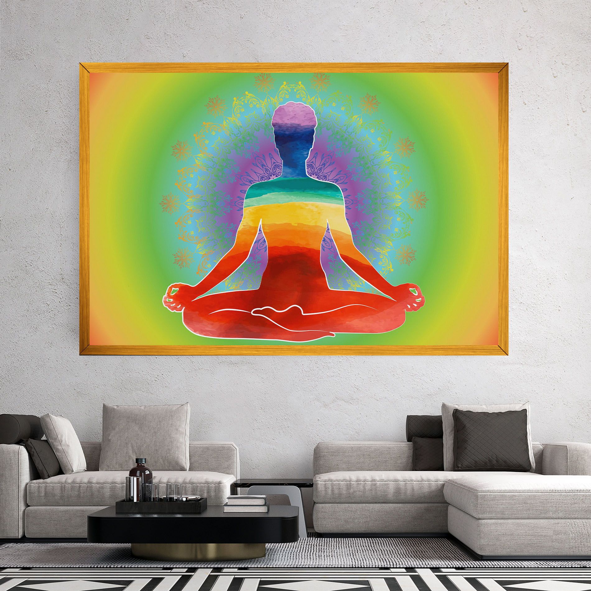 Rainbow Yoga mockup 2