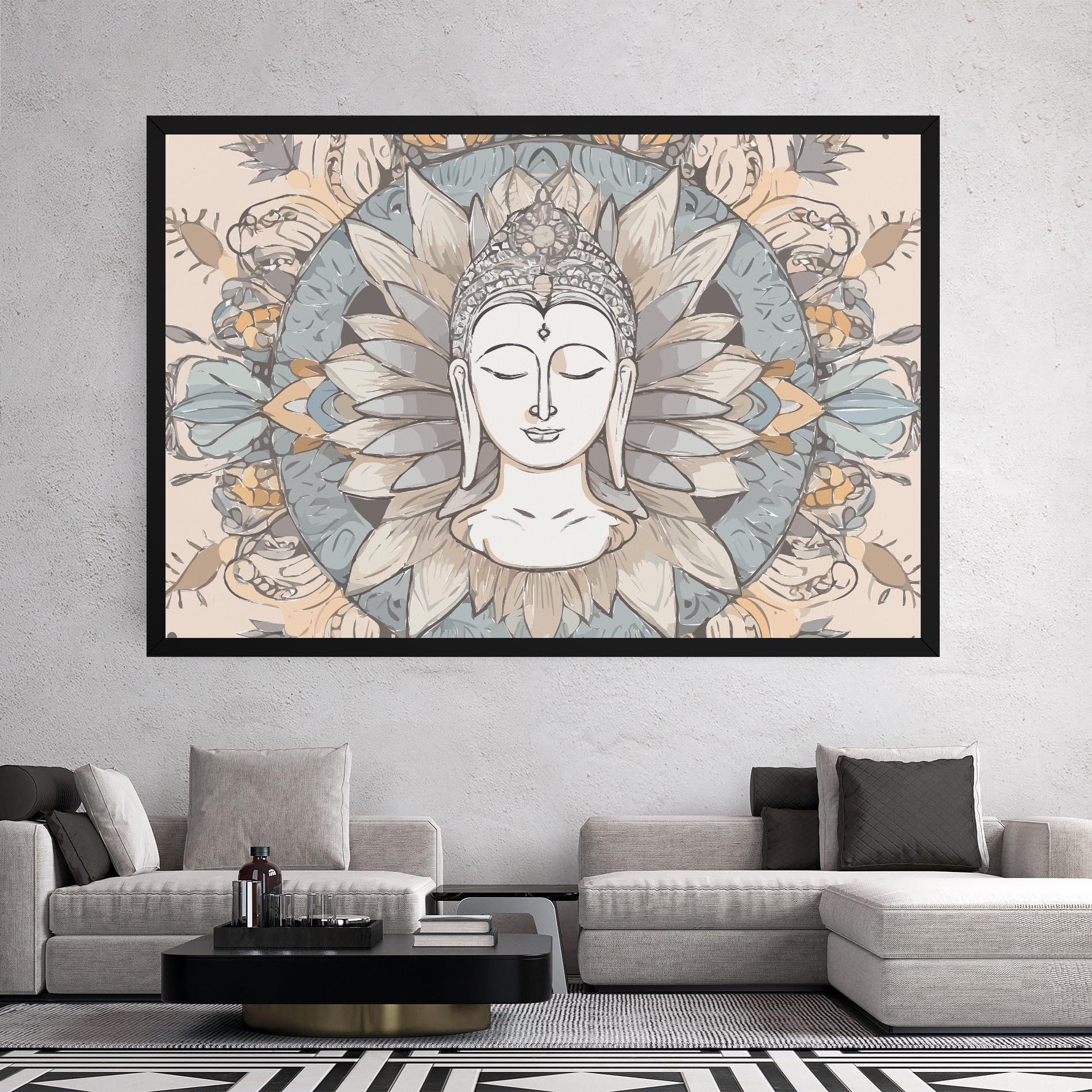 Картина на платно Boho Element mockup 2