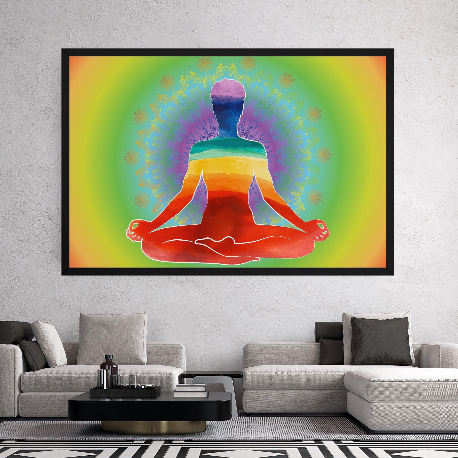 Rainbow Yoga mockup 2