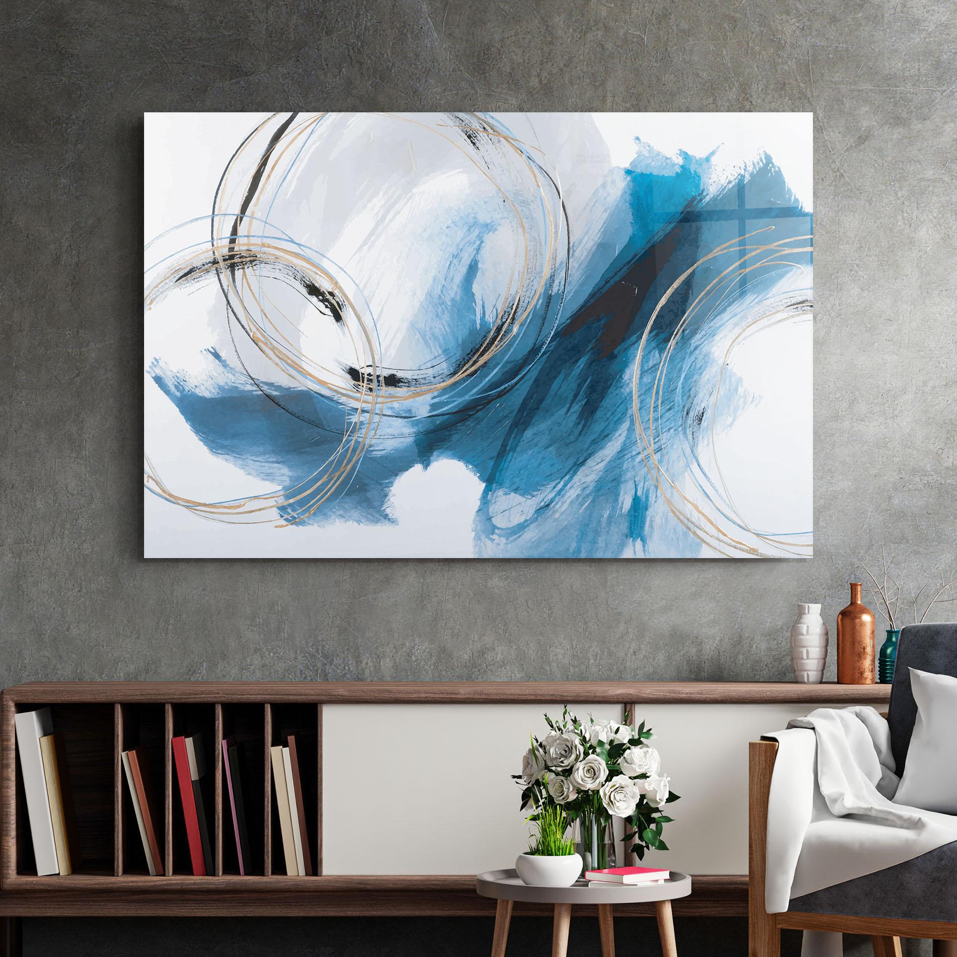 Стъклена картина Beautiful Abstract Painting mockup 2