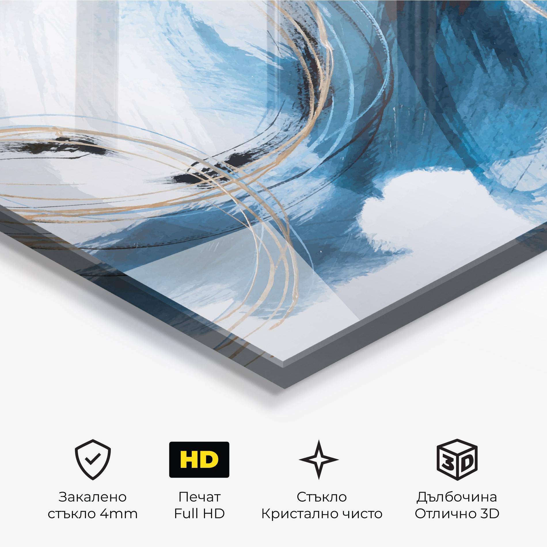 Стъклена картина Beautiful Abstract Painting mockup 3