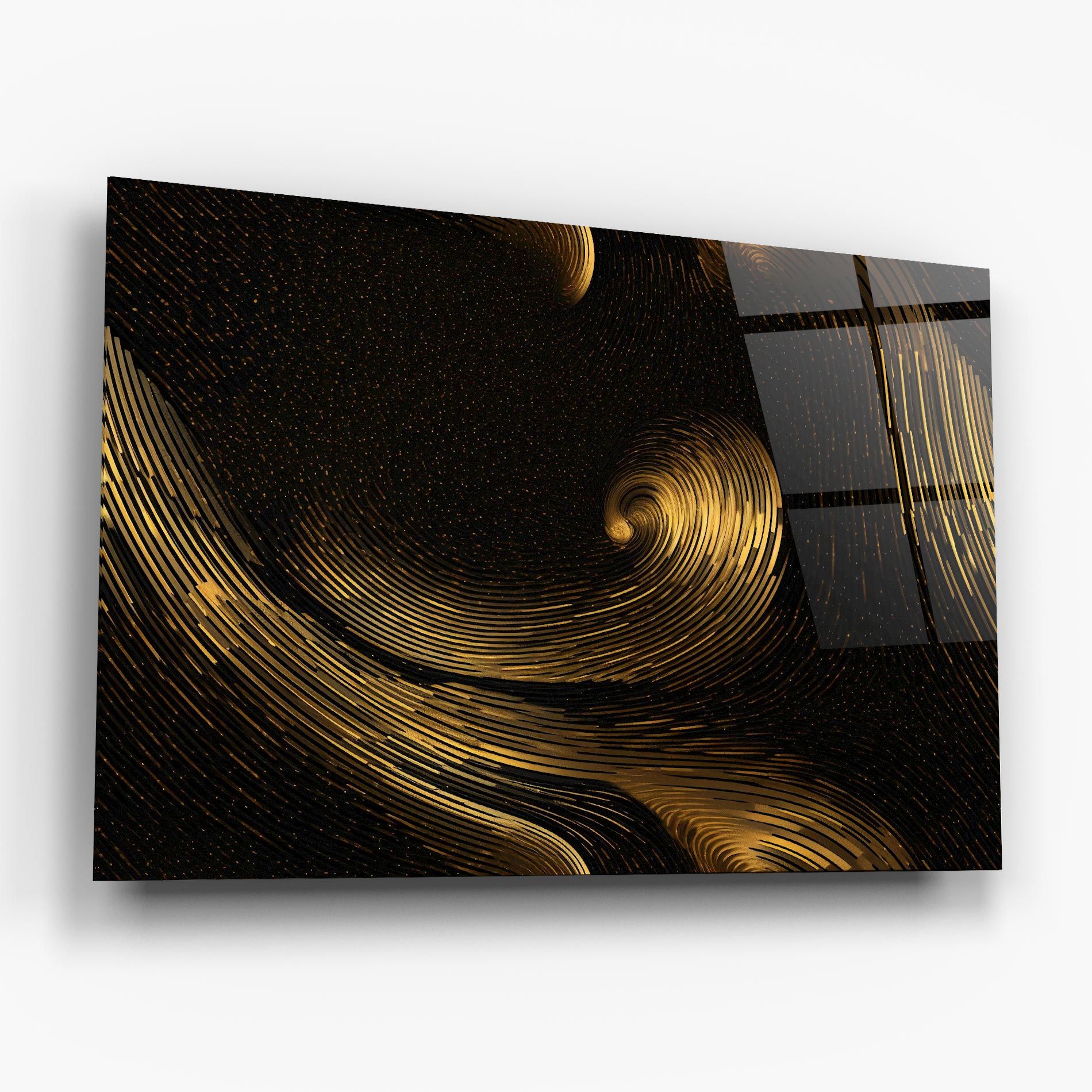Black Painting With Gold mockup 6