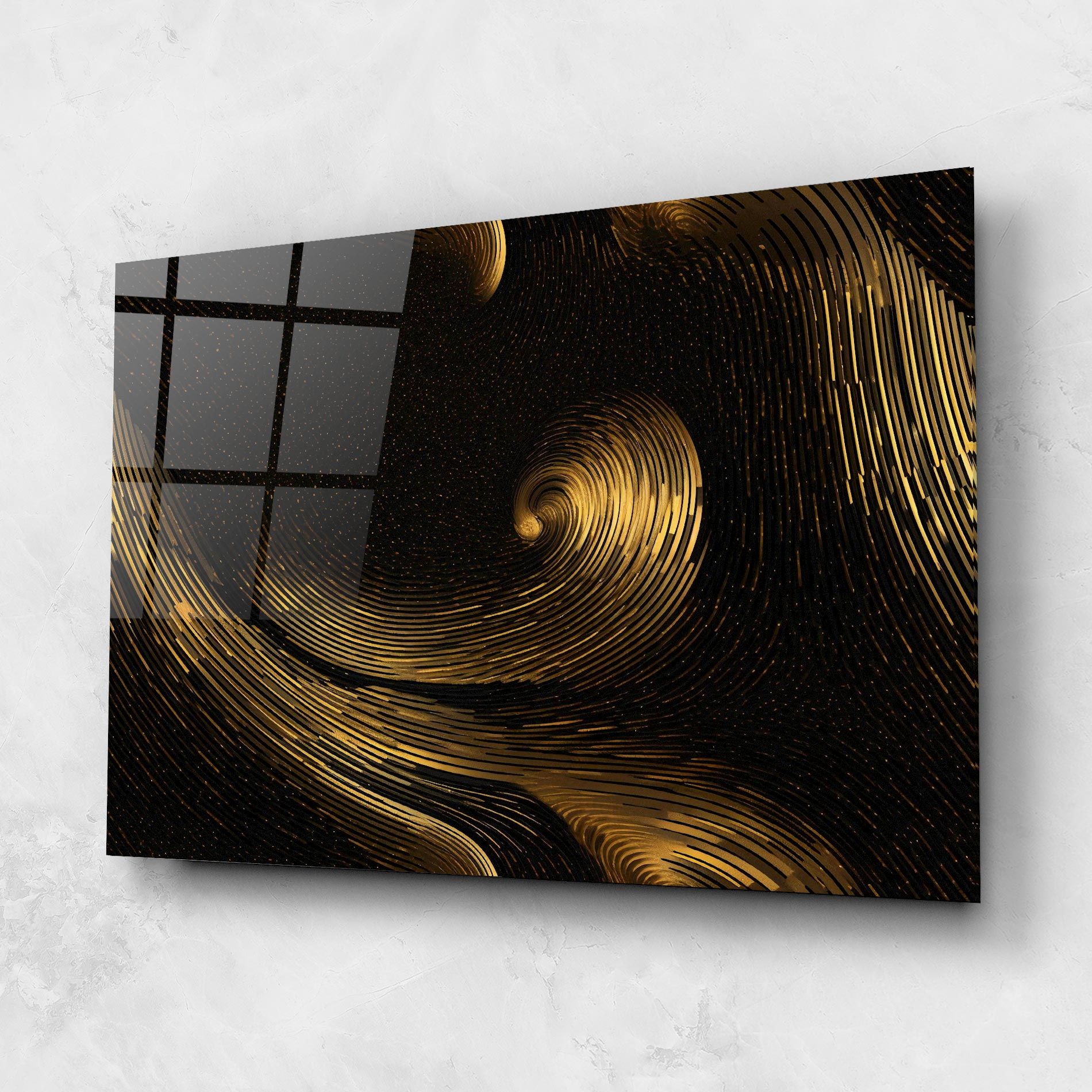 Black Painting With Gold mockup 1