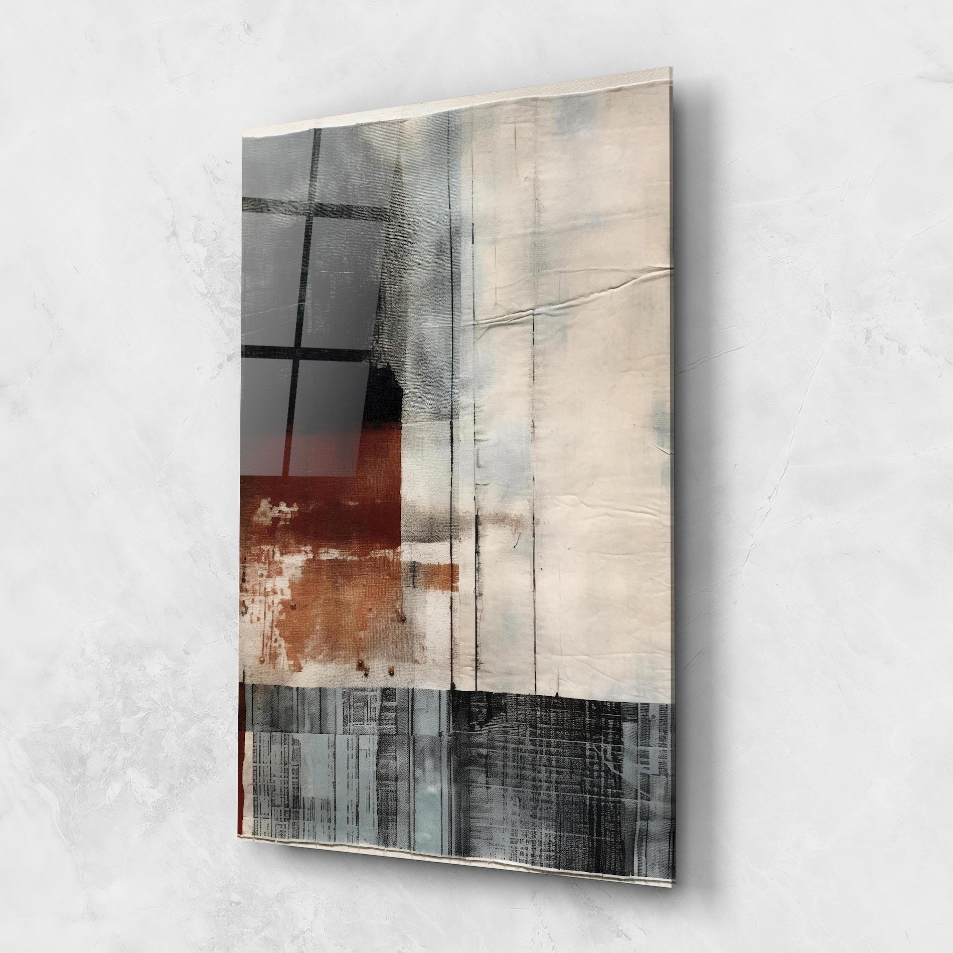 Стъклена картина Abstract Painting mockup 1