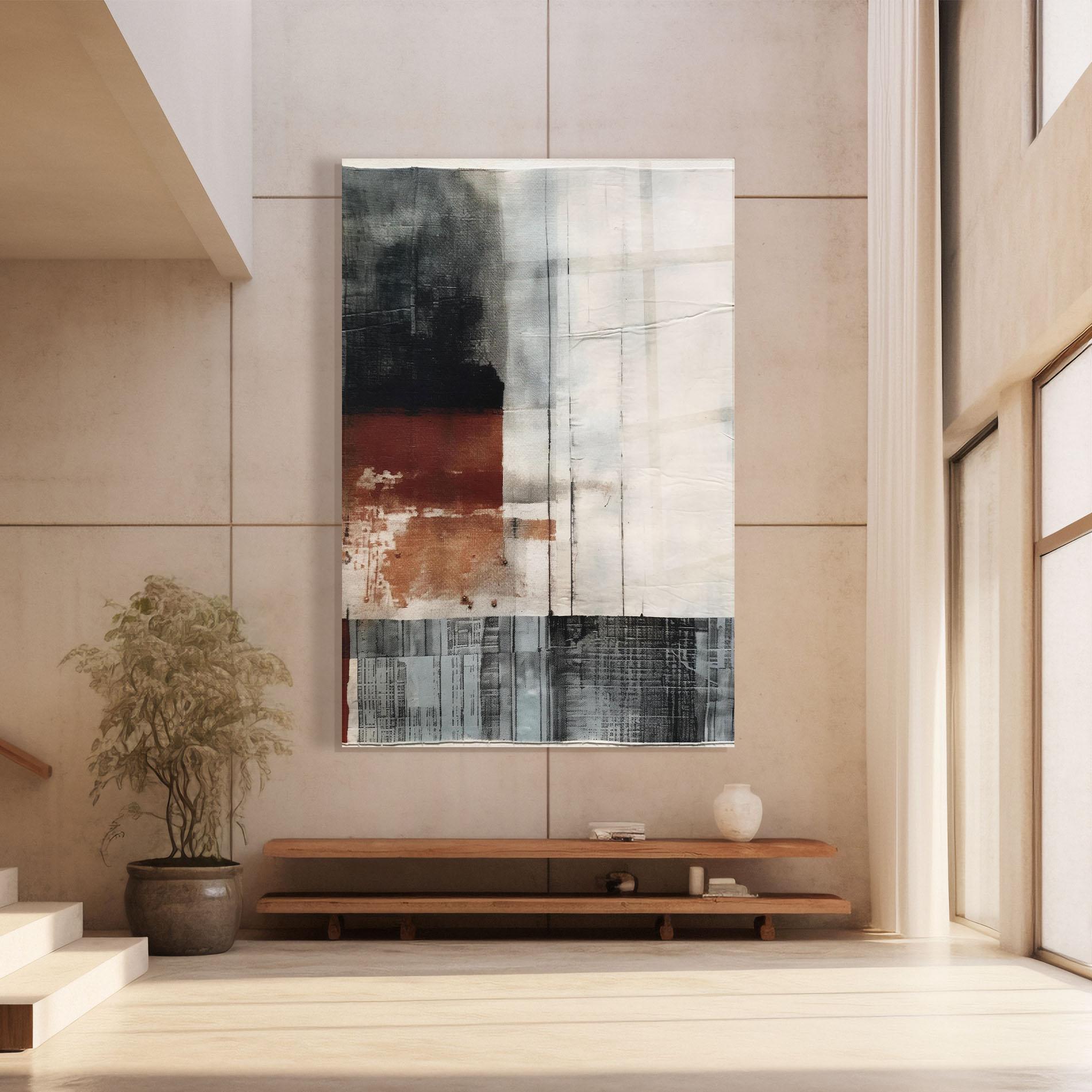 Стъклена картина Abstract Painting mockup 8