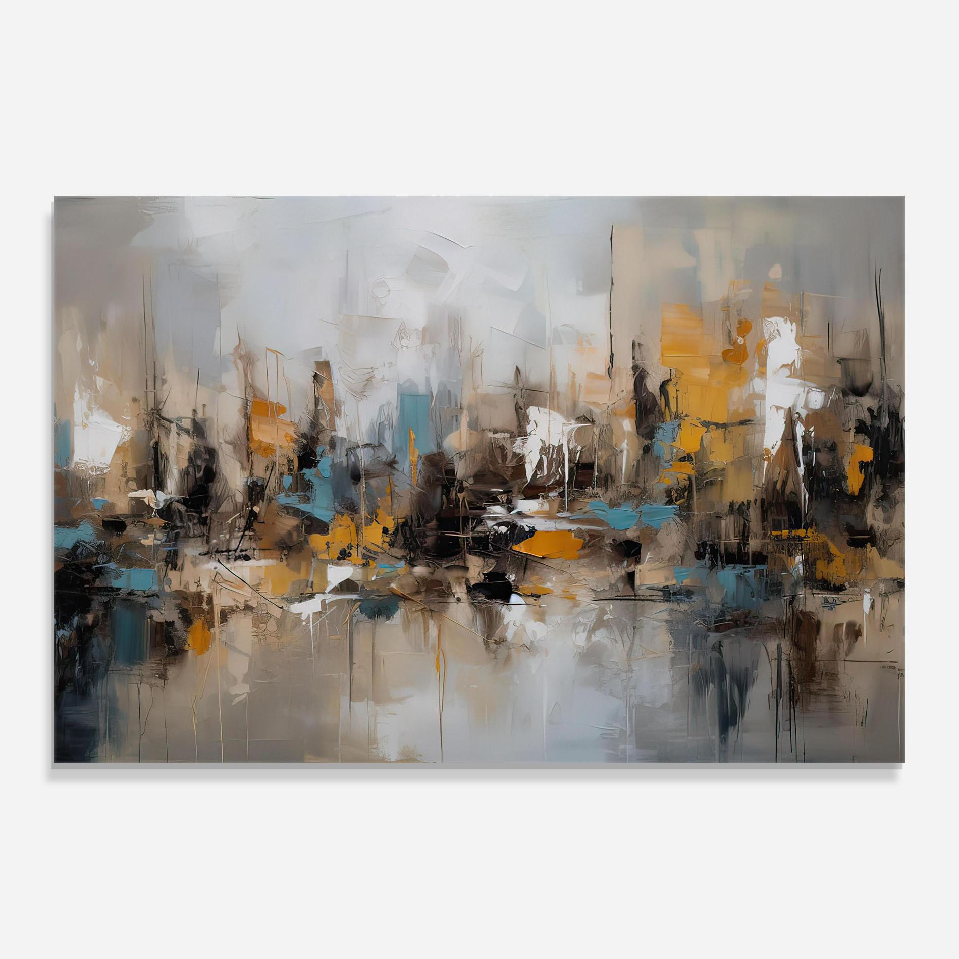 Стъклена картина Abstract Los Angeles mockup 0