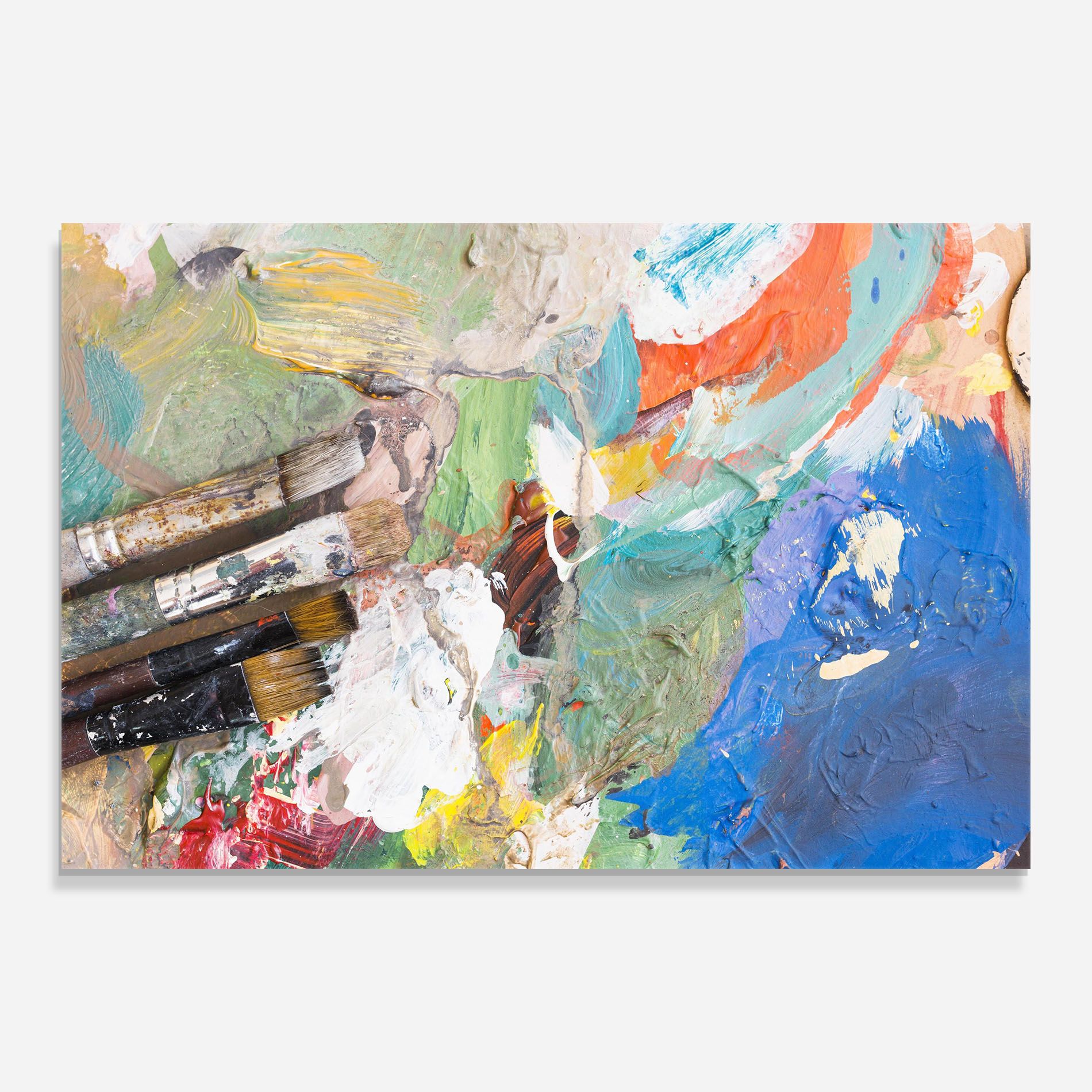 Messy Paint Brushes mockup 0