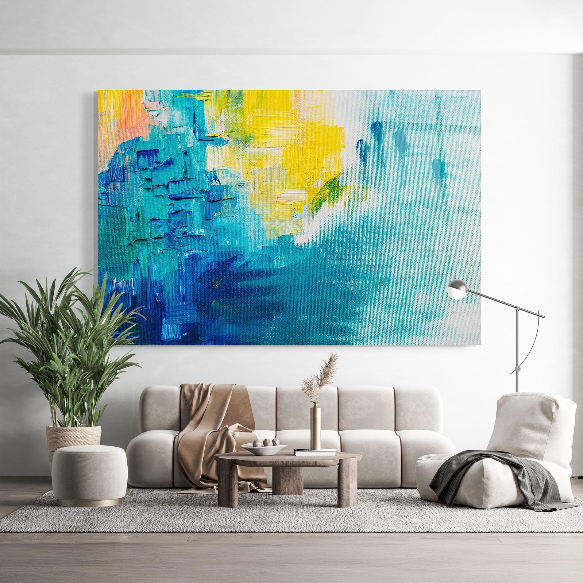 Стъклена картина Abstract Hand Mark mockup 9