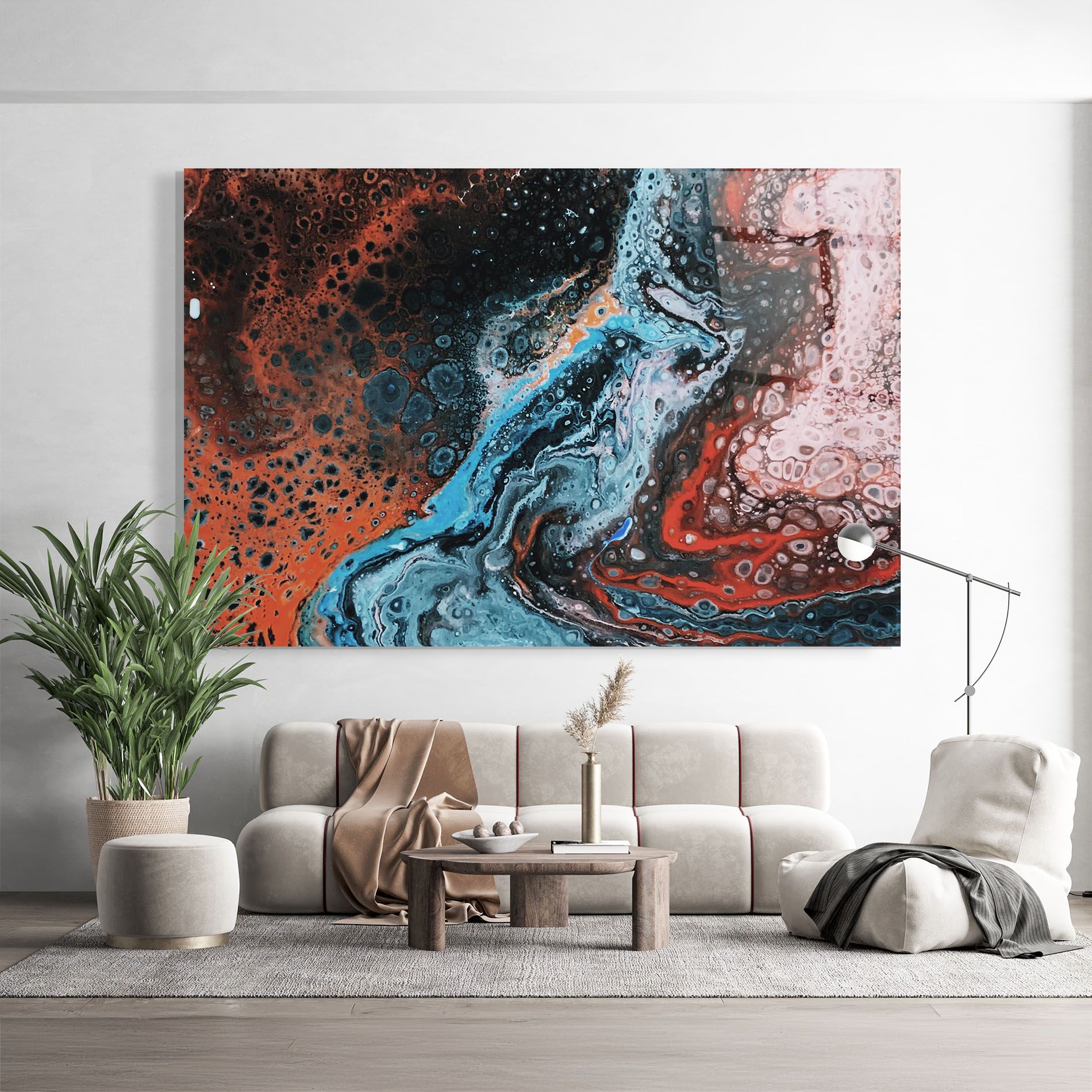 Abstract Turqoise Colors mockup 9