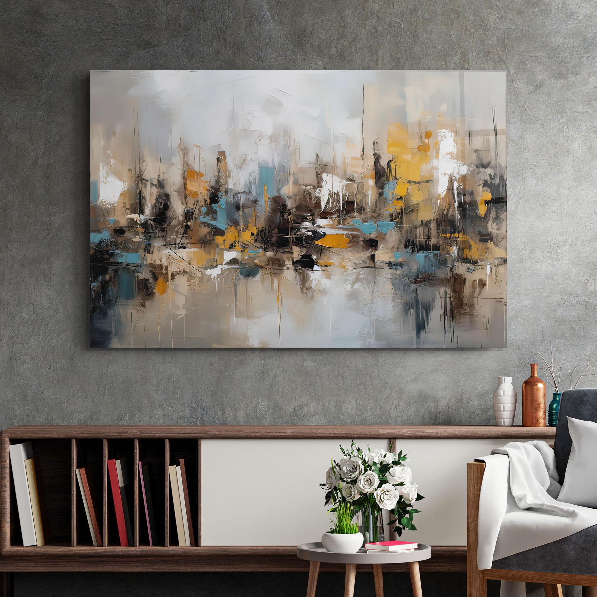 Стъклена картина Abstract Los Angeles mockup 2