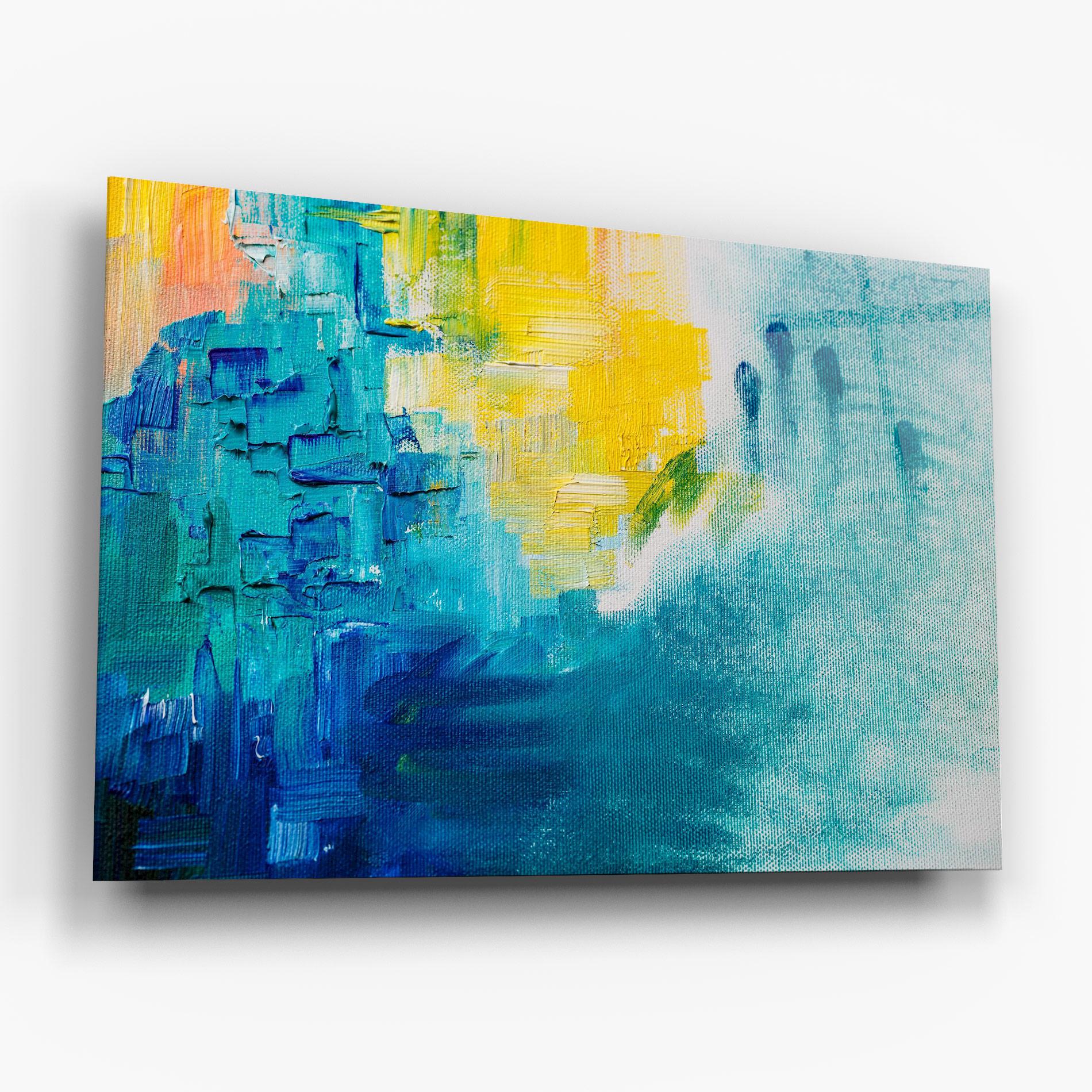 Стъклена картина Abstract Hand Mark mockup 6