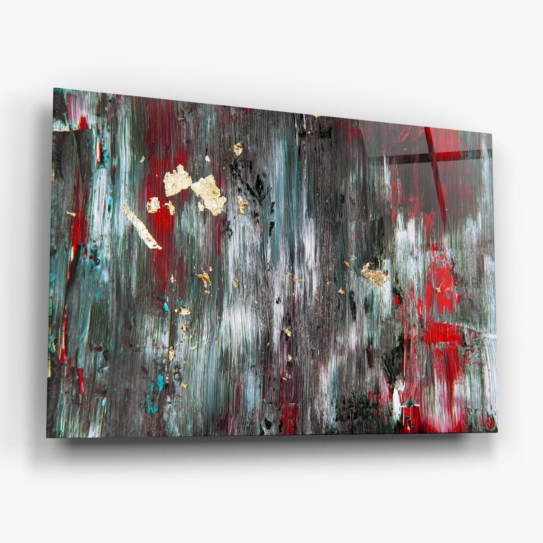 Grey With Red Painting mockup 6
