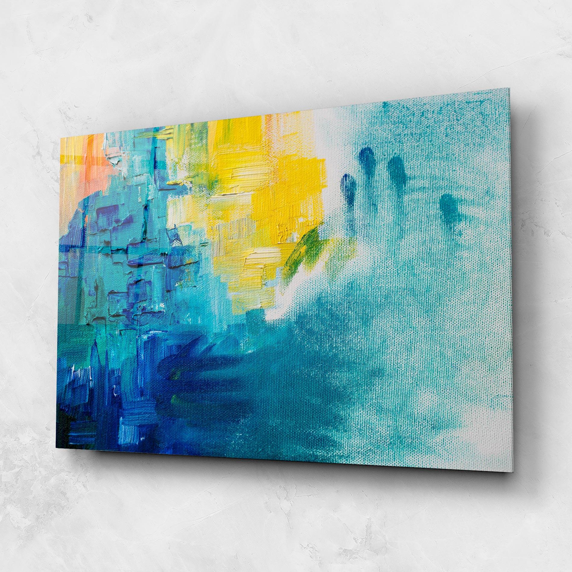 Стъклена картина Abstract Hand Mark mockup 1
