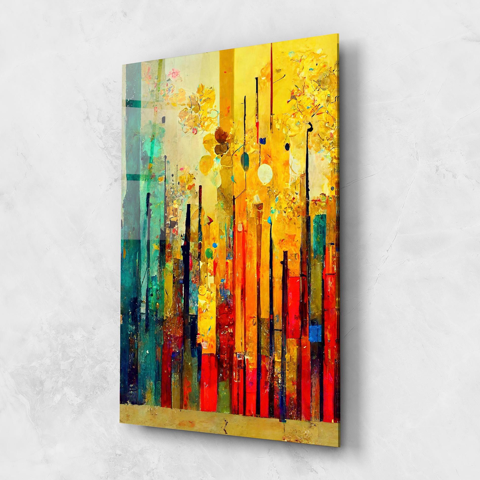 Black Lines On Yellow Light mockup 1