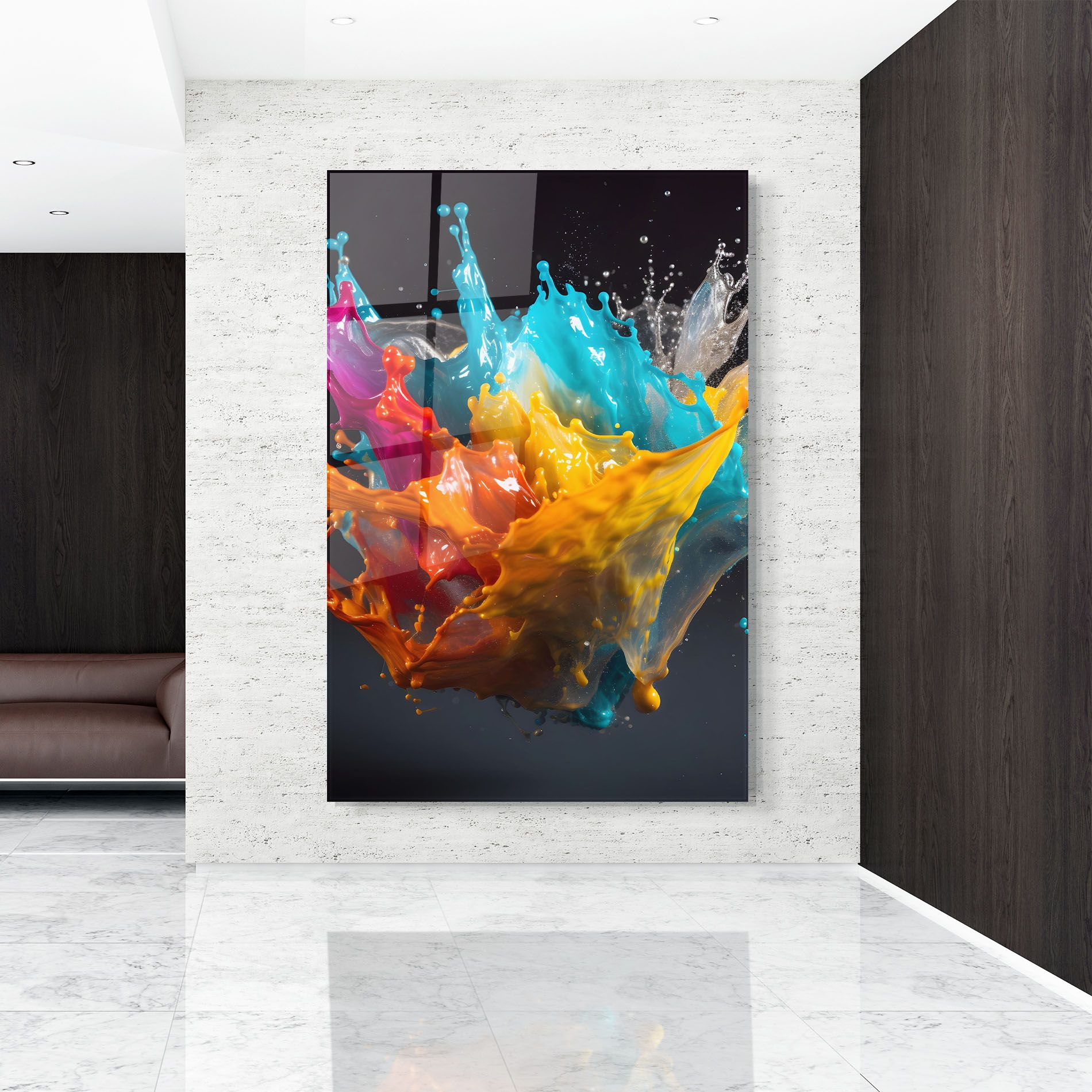 Colorful Splash Floating mockup 9