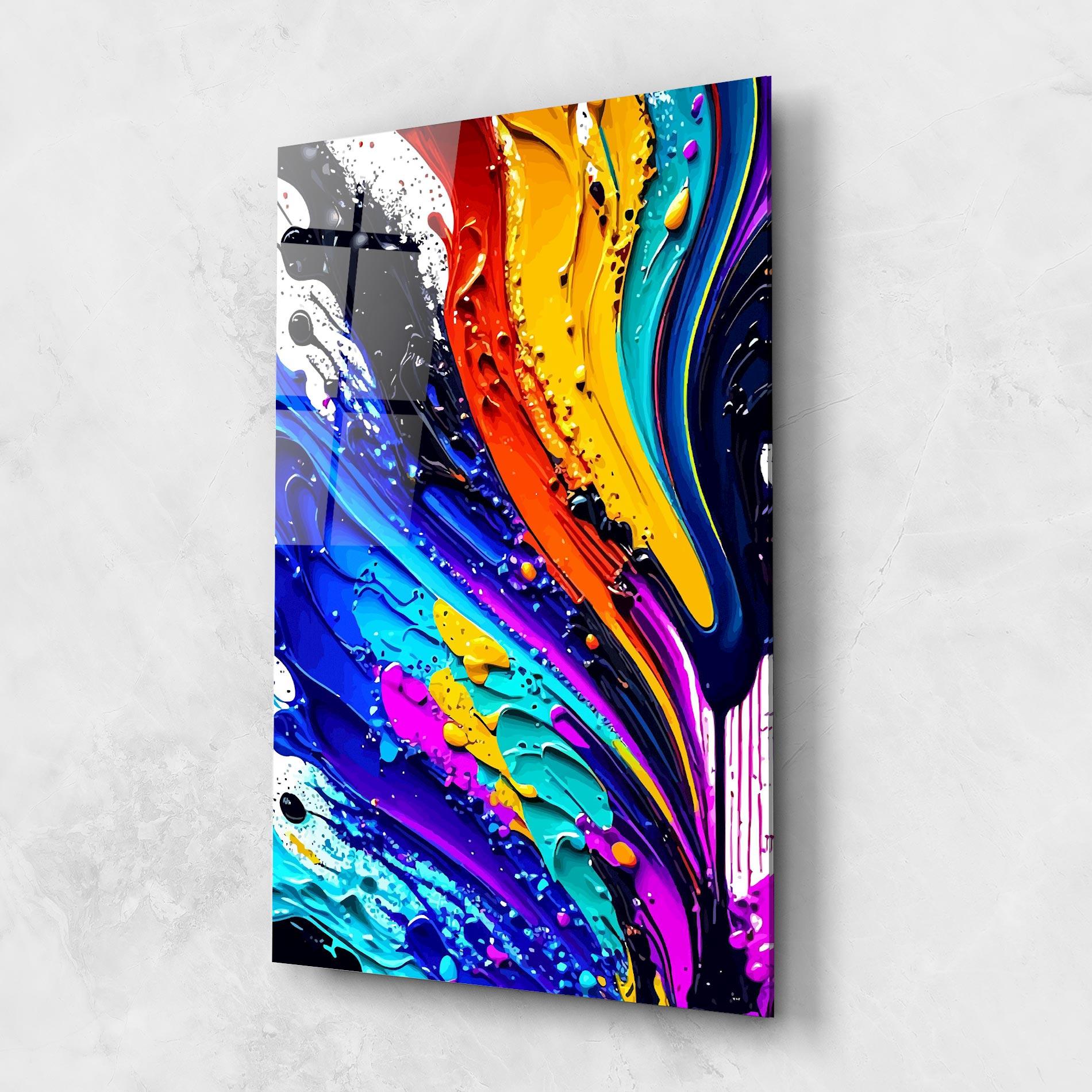 Стъклена картина Beautiful Splash mockup 1