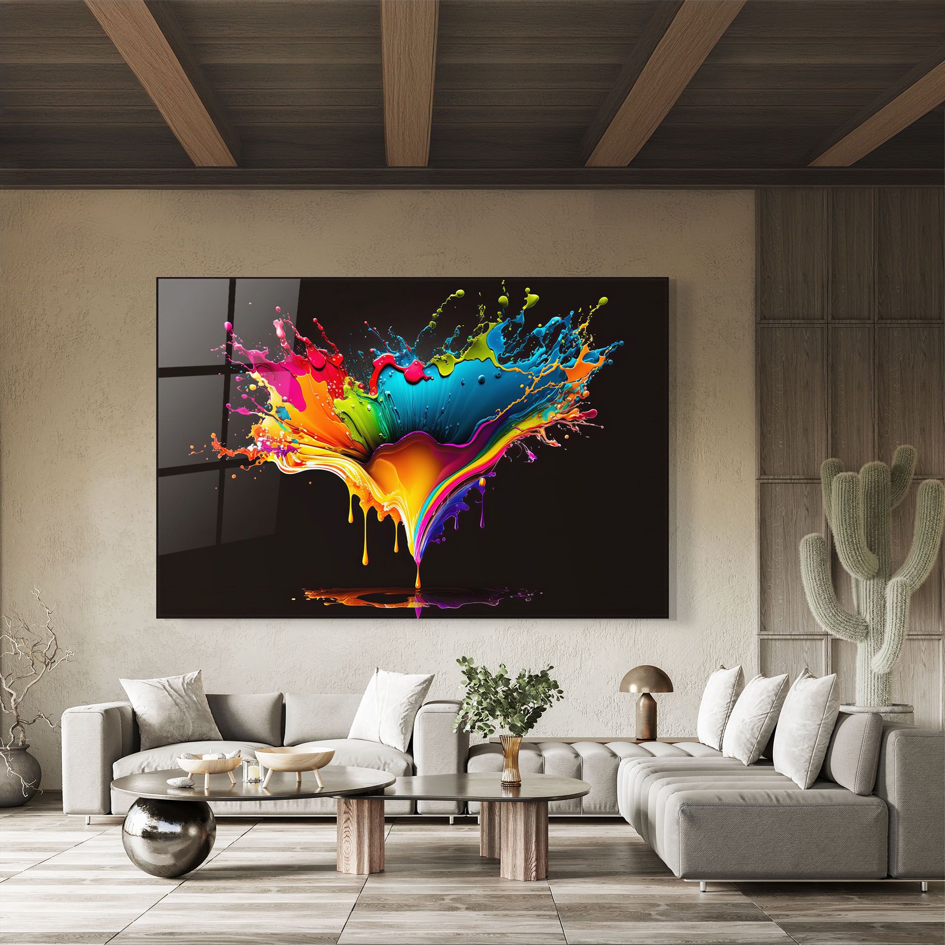 Colorful Rainbow Splash mockup 8