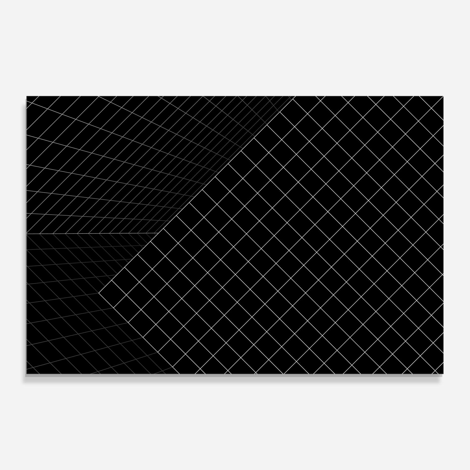 Стъклена картина Black Square mockup 0