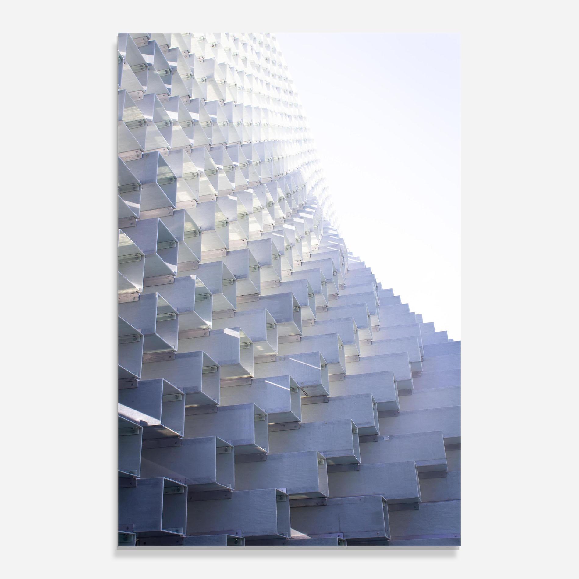 Стъклена картина 3d White Square mockup 0