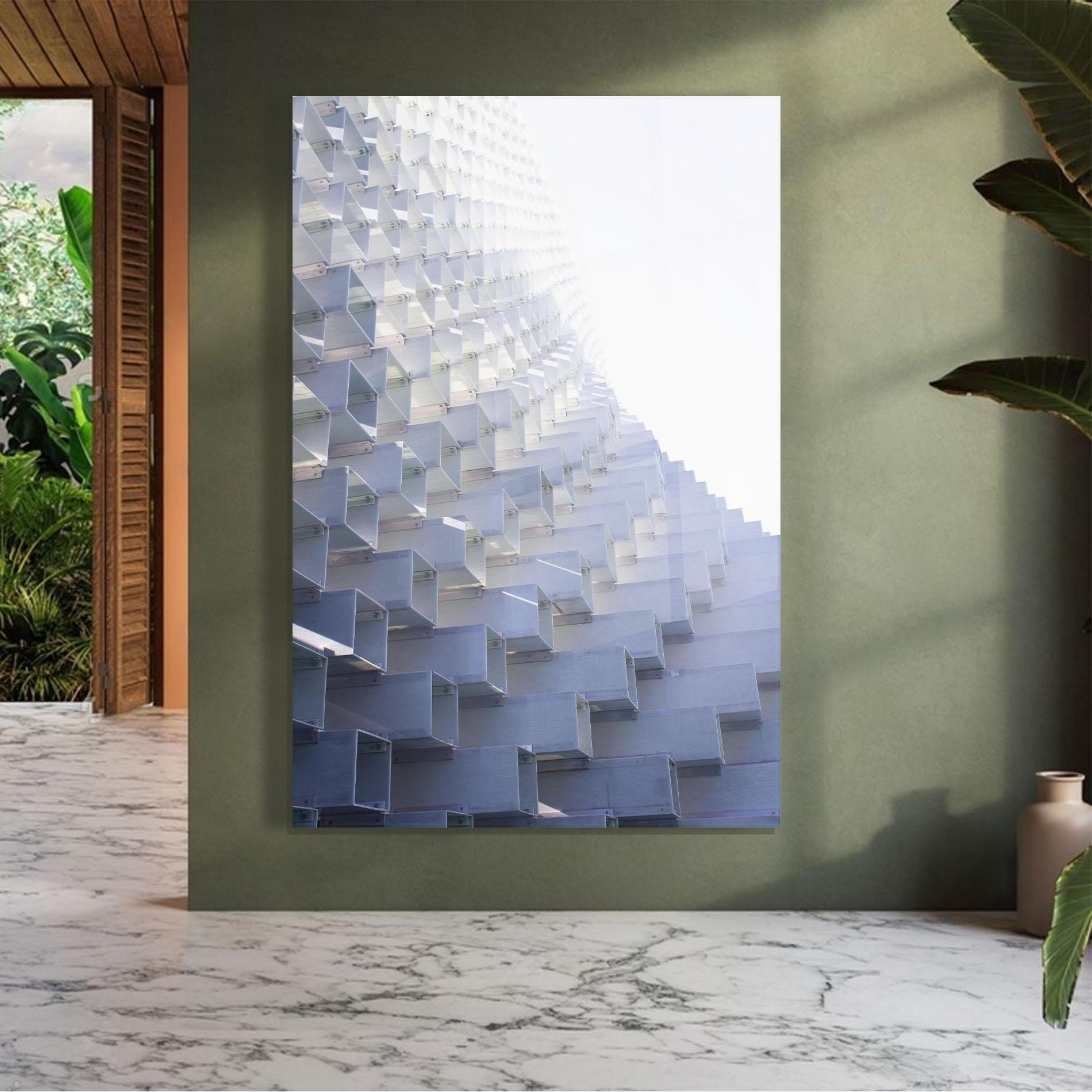 Стъклена картина 3d White Square mockup 7