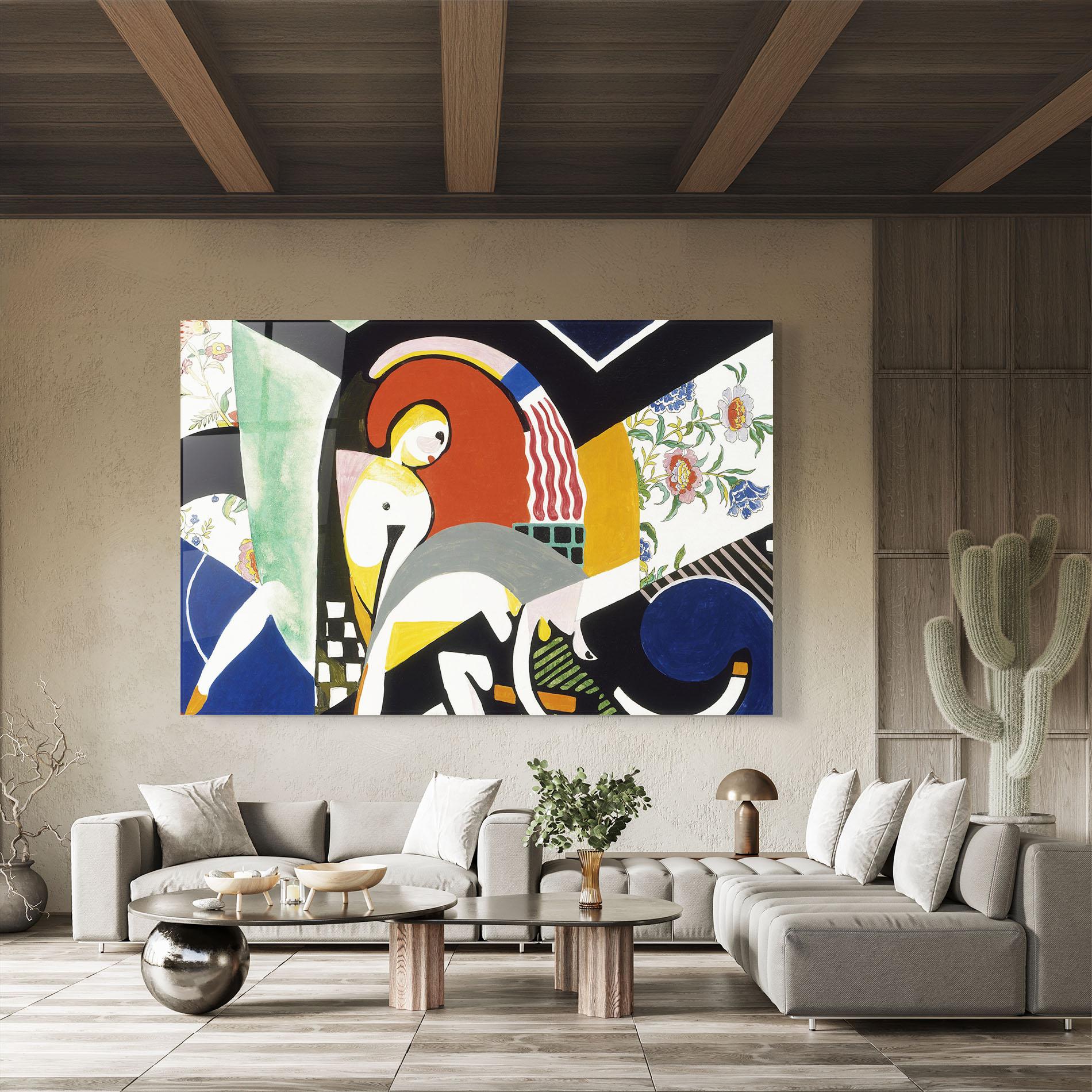 Стъклена картина Woman Shape Mix mockup 8