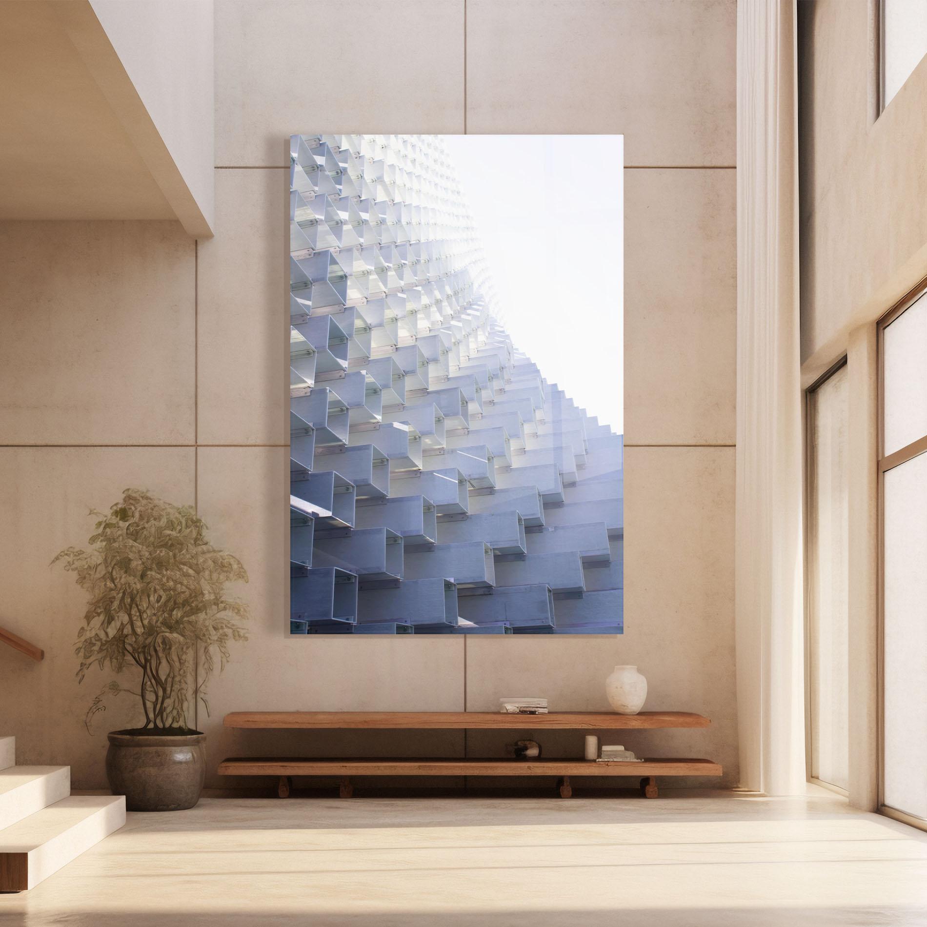 Стъклена картина 3d White Square mockup 8