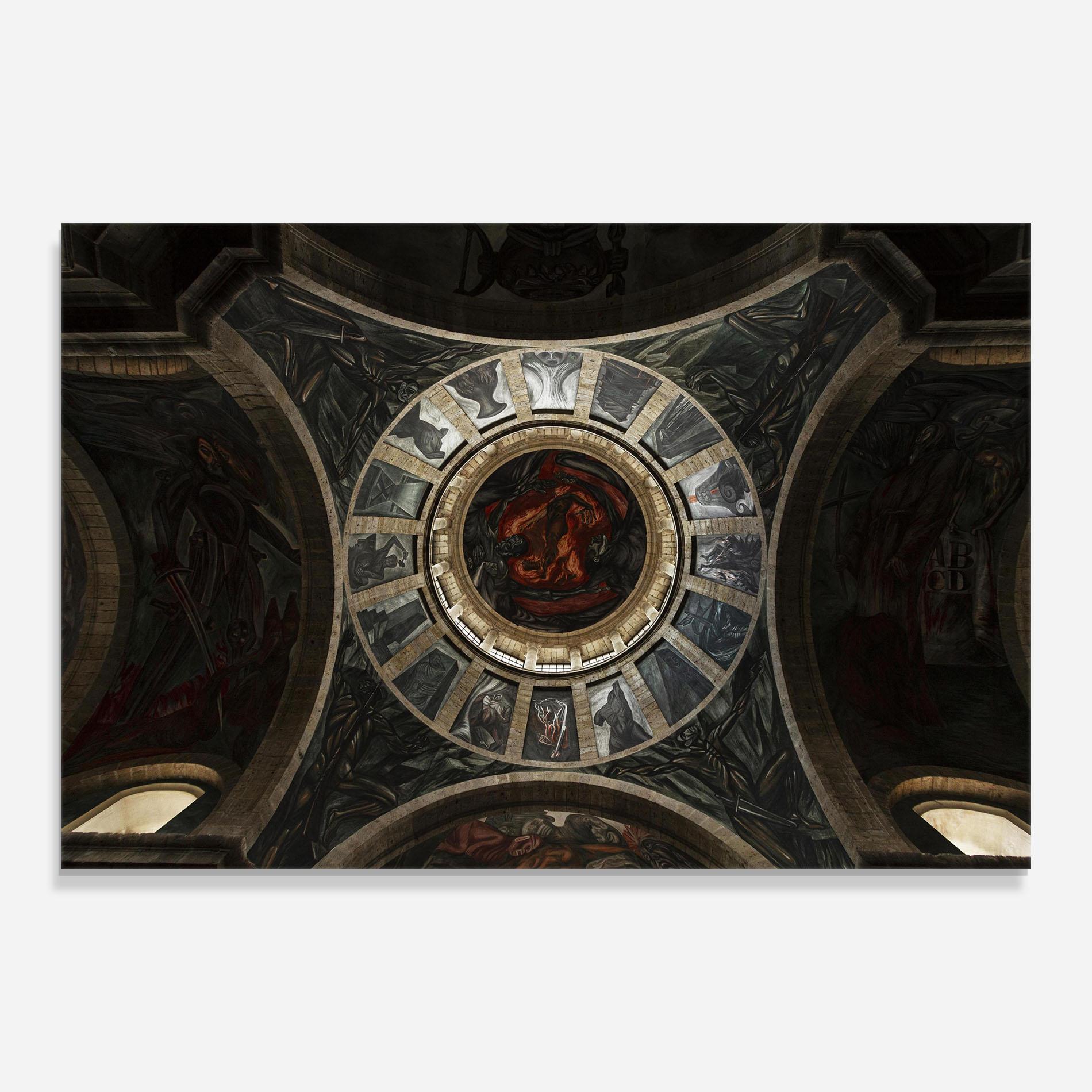 Стъклена картина Mexico Architecture mockup 0