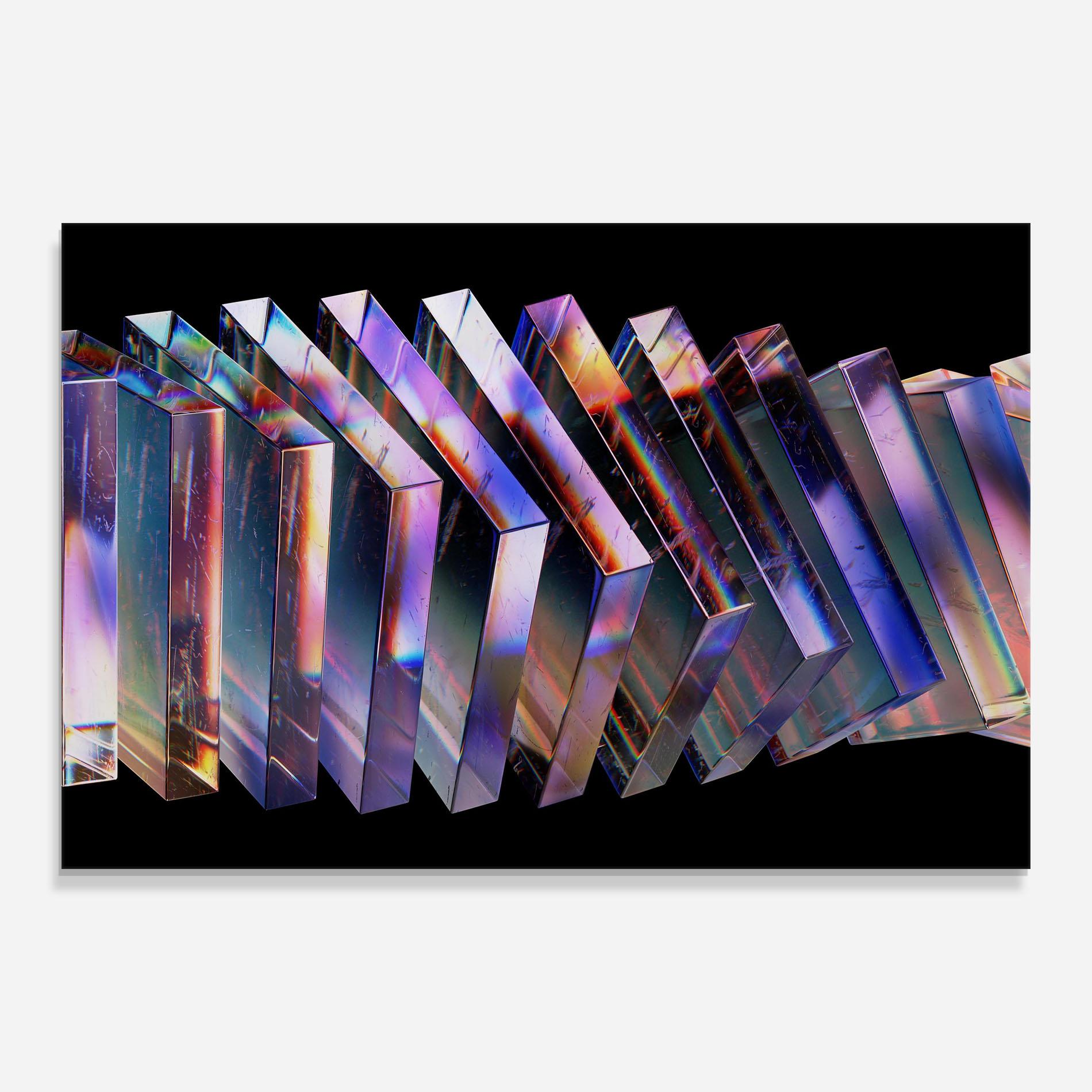 Стъклена картина Square Glass Floating mockup 0