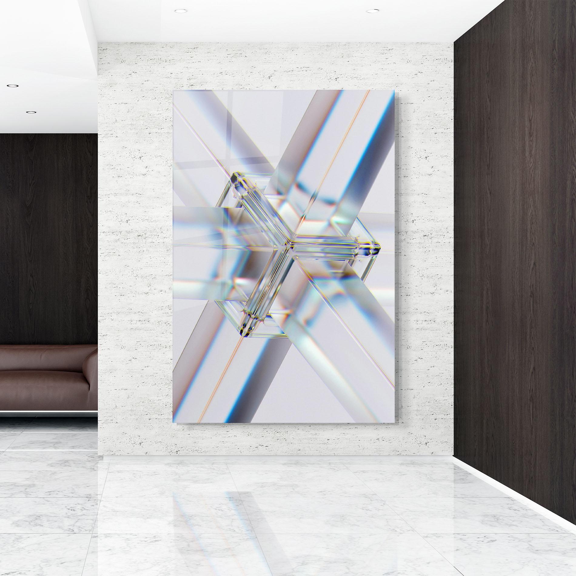 Стъклена картина Glass Shape mockup 9