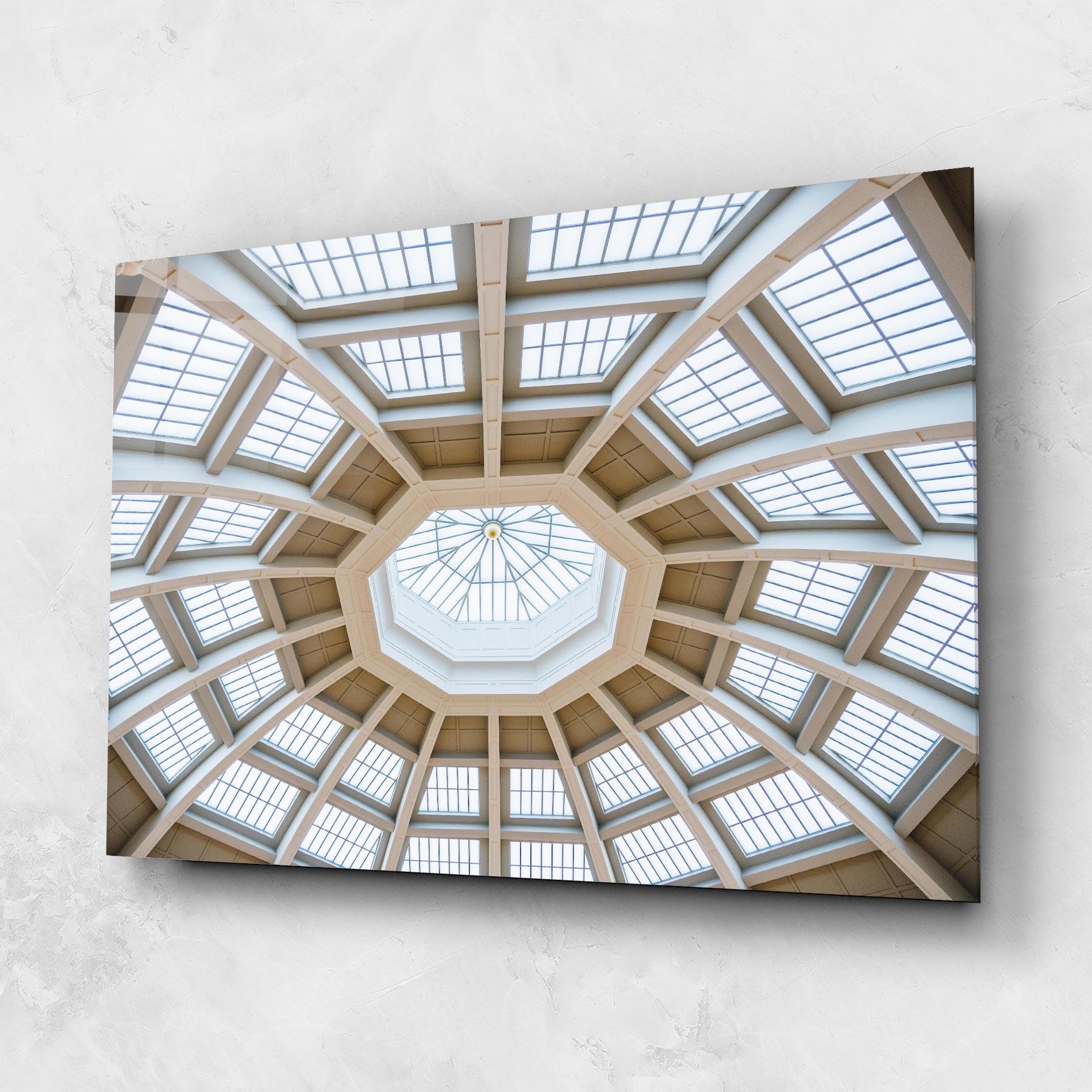 Стъклена картина Ceiling Dome mockup 1
