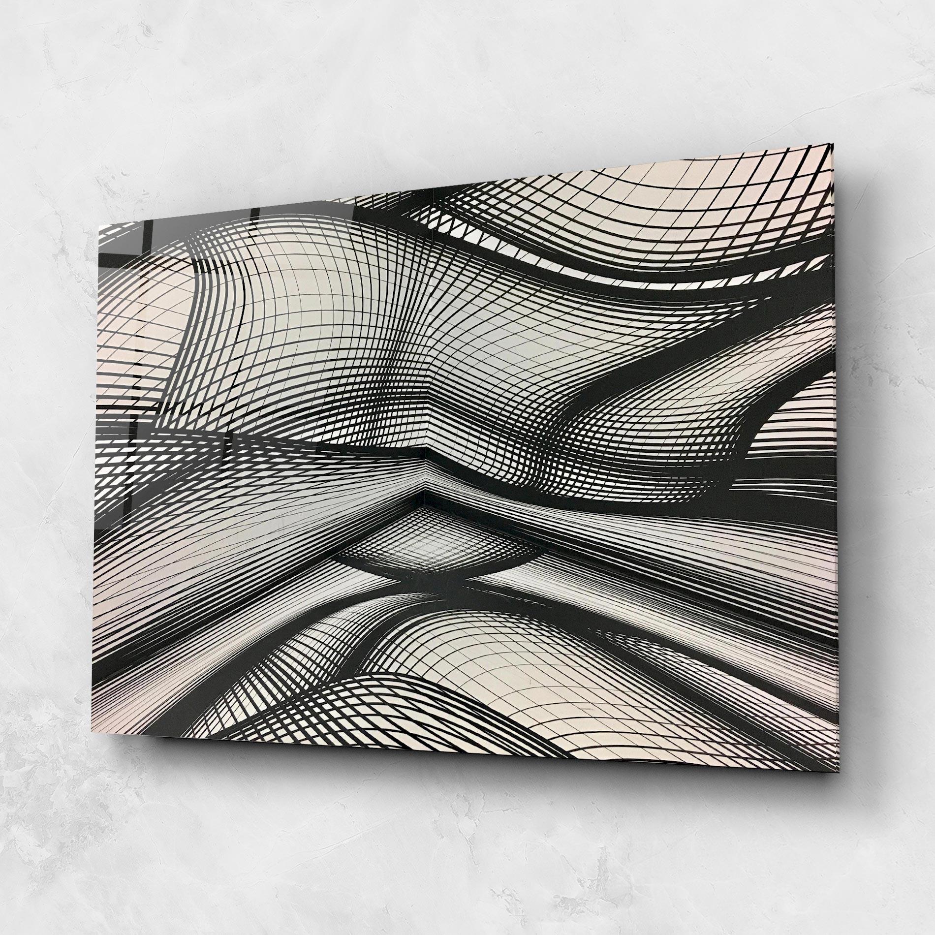 Стъклена картина Room Drawing mockup 1