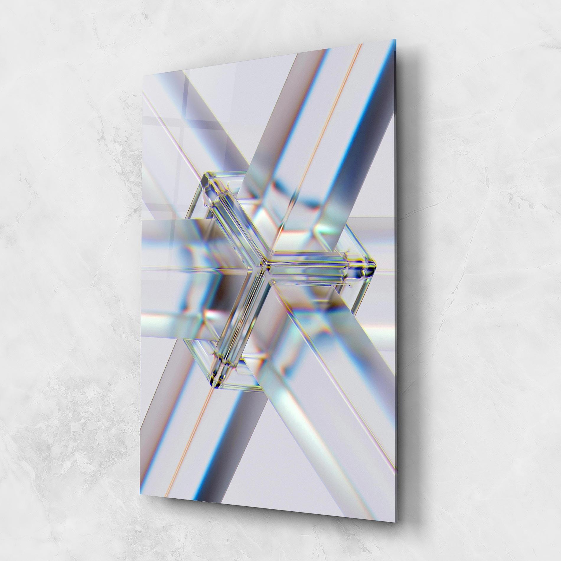 Стъклена картина Glass Shape mockup 1