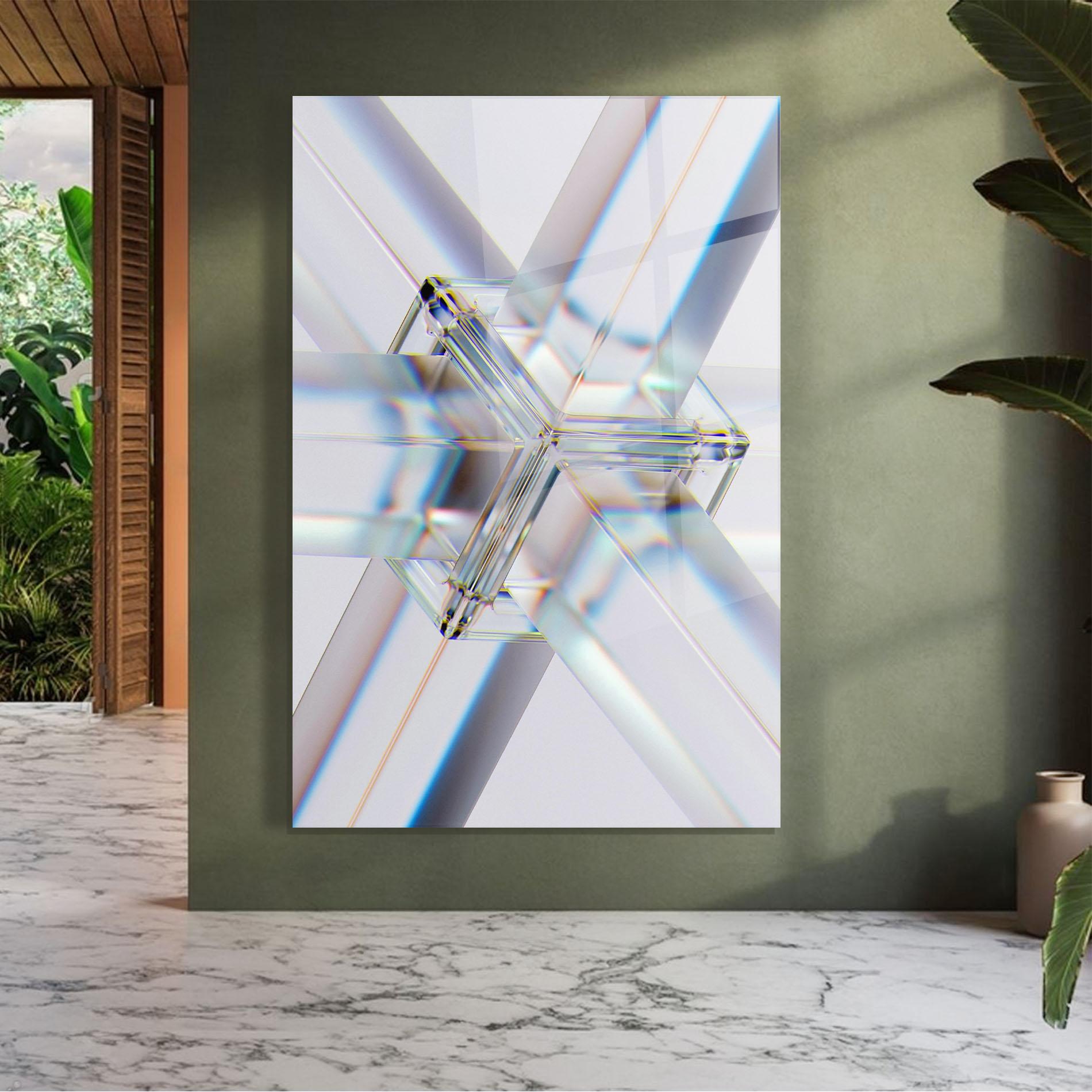 Стъклена картина Glass Shape mockup 7