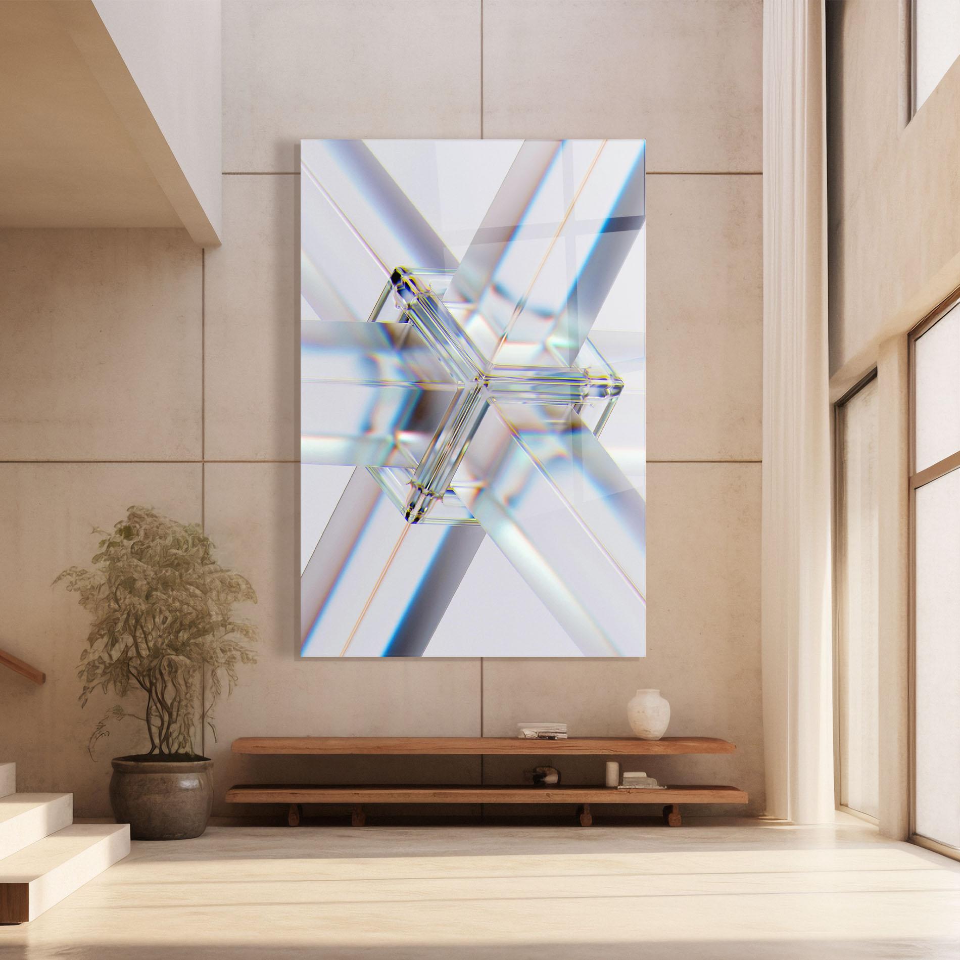 Стъклена картина Glass Shape mockup 8