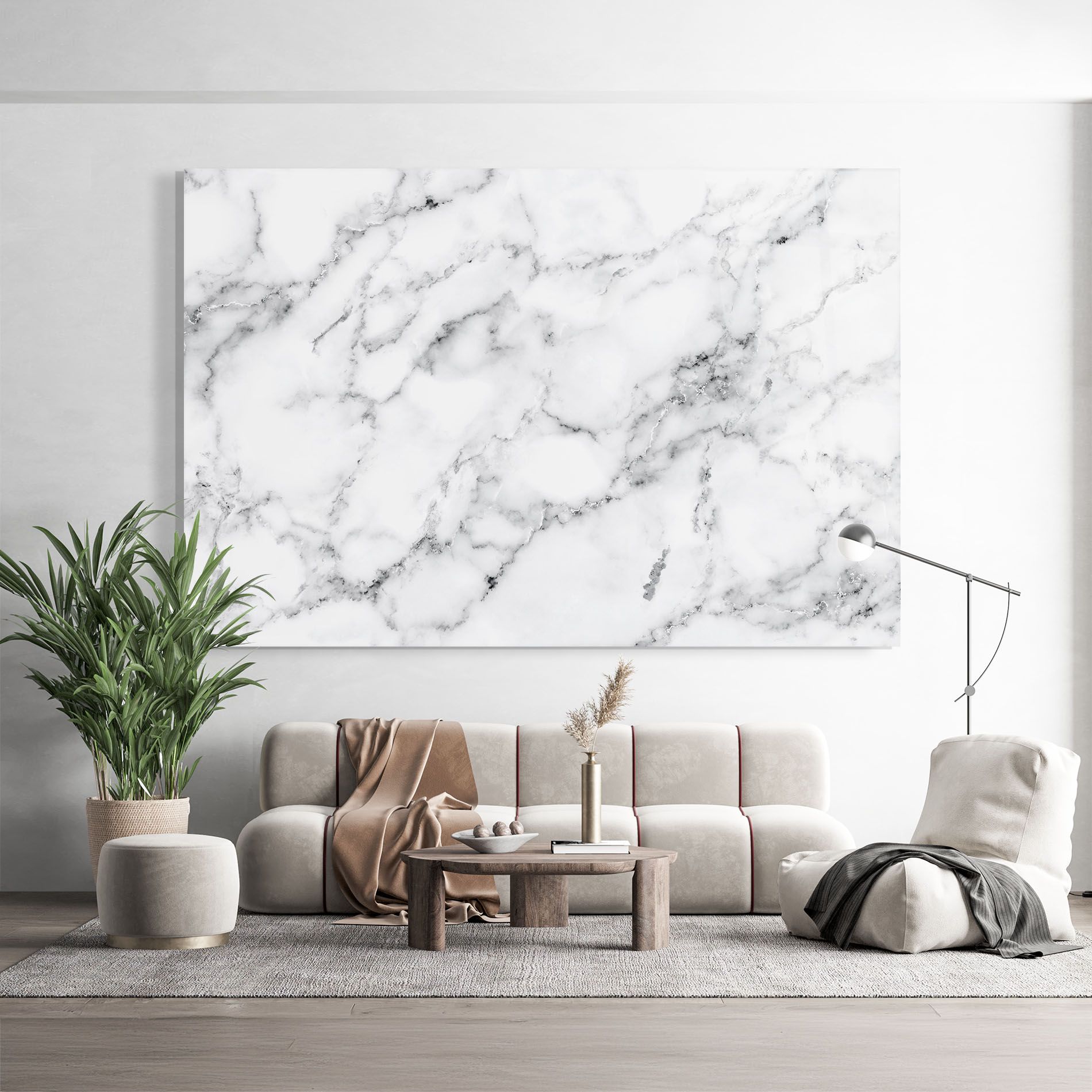 Basic White Marble mockup 9