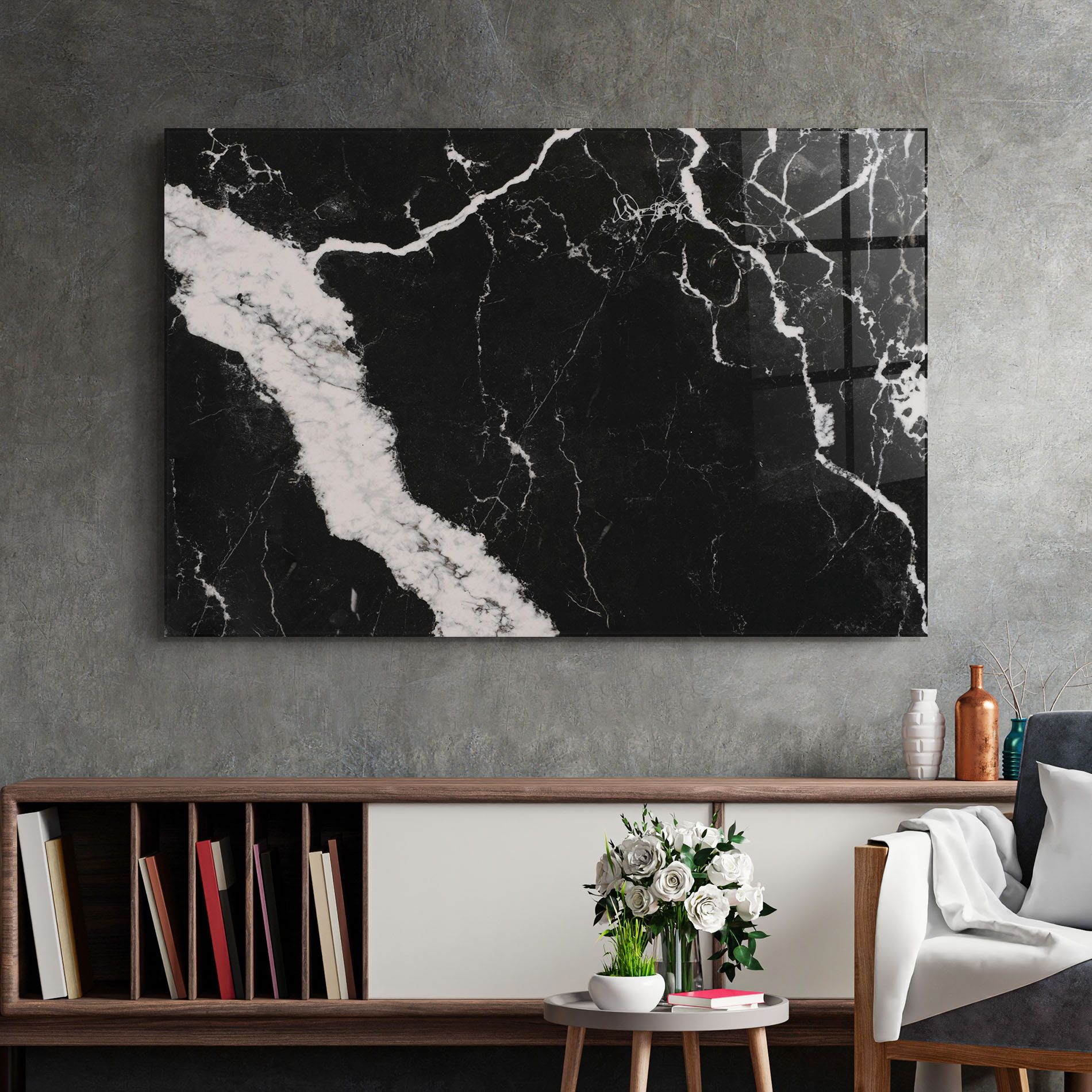 Black Marble Light Grey mockup 2