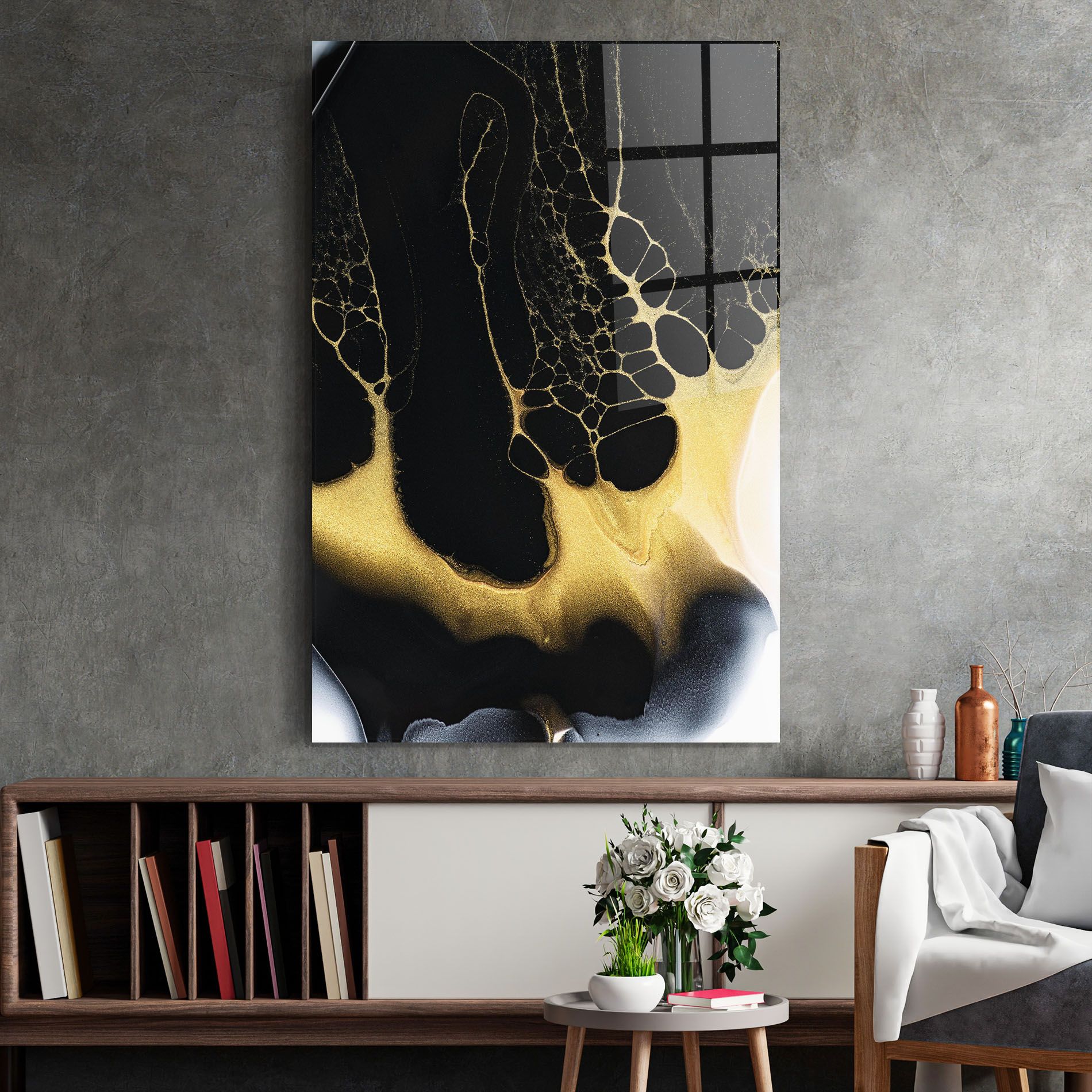 Black Golden Marble mockup 2