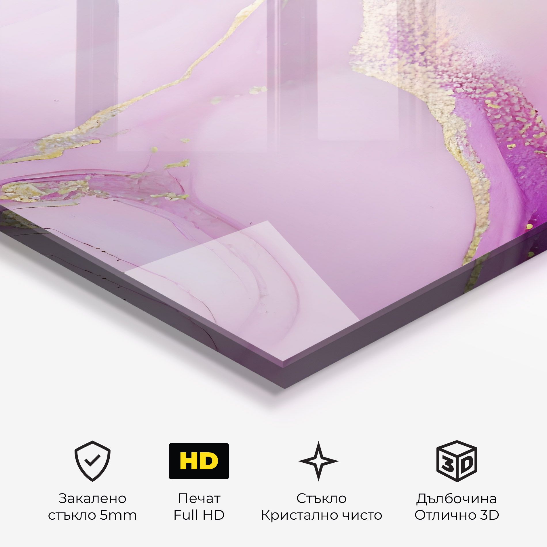 Golden Purple Marble mockup 3