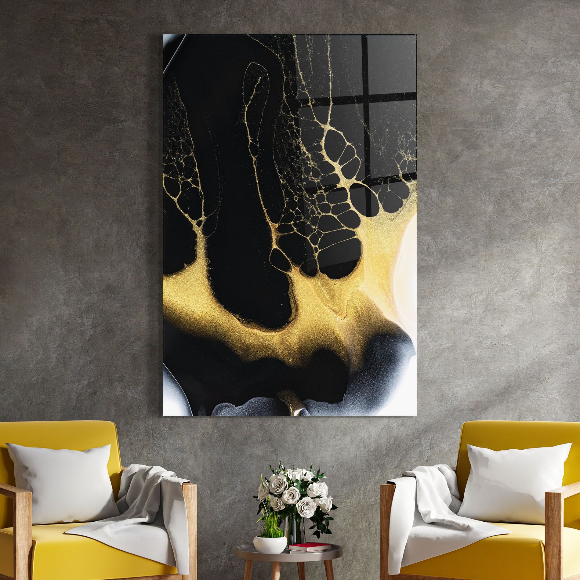 Black Golden Marble mockup 4