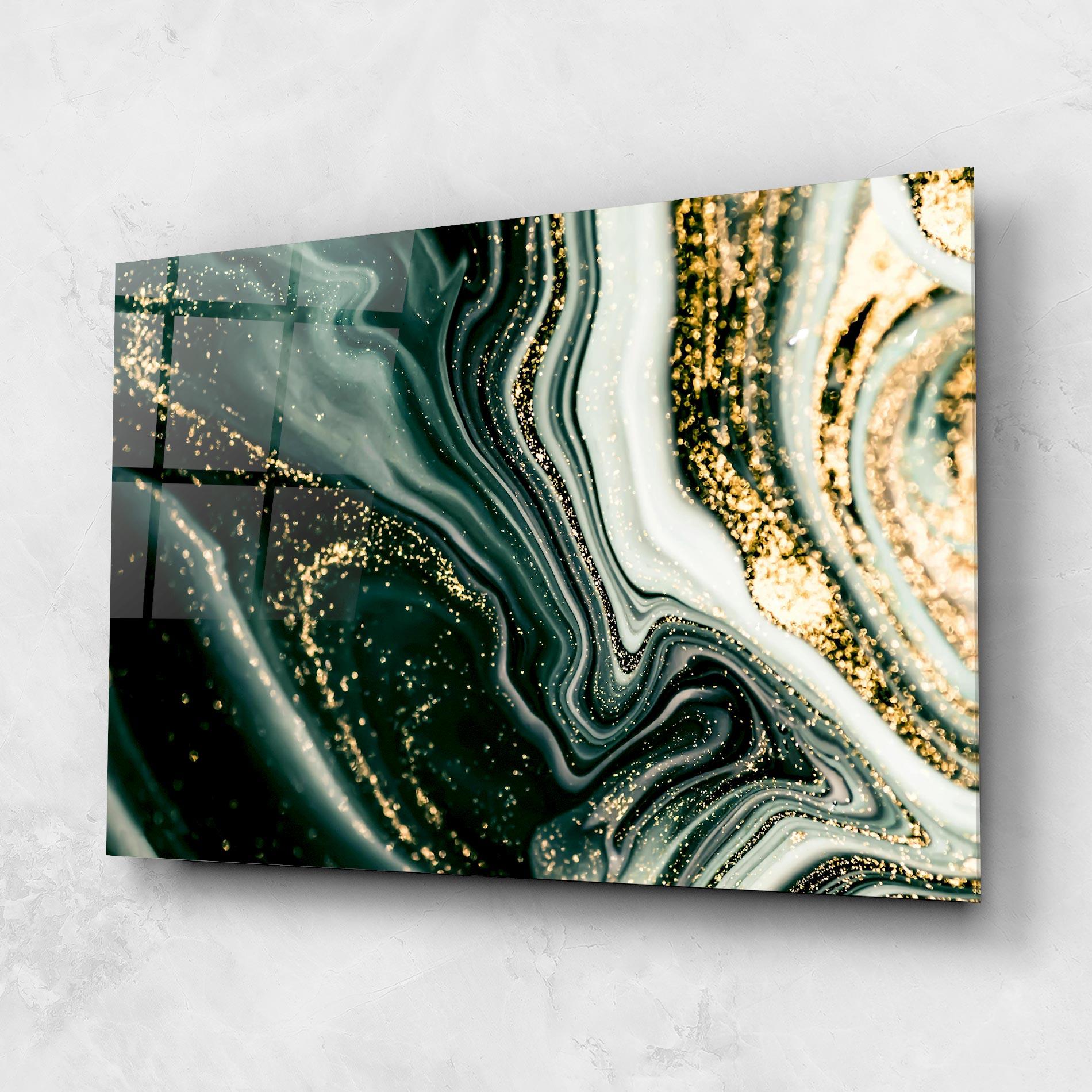 Стъклена картина Abstract Shades mockup 1