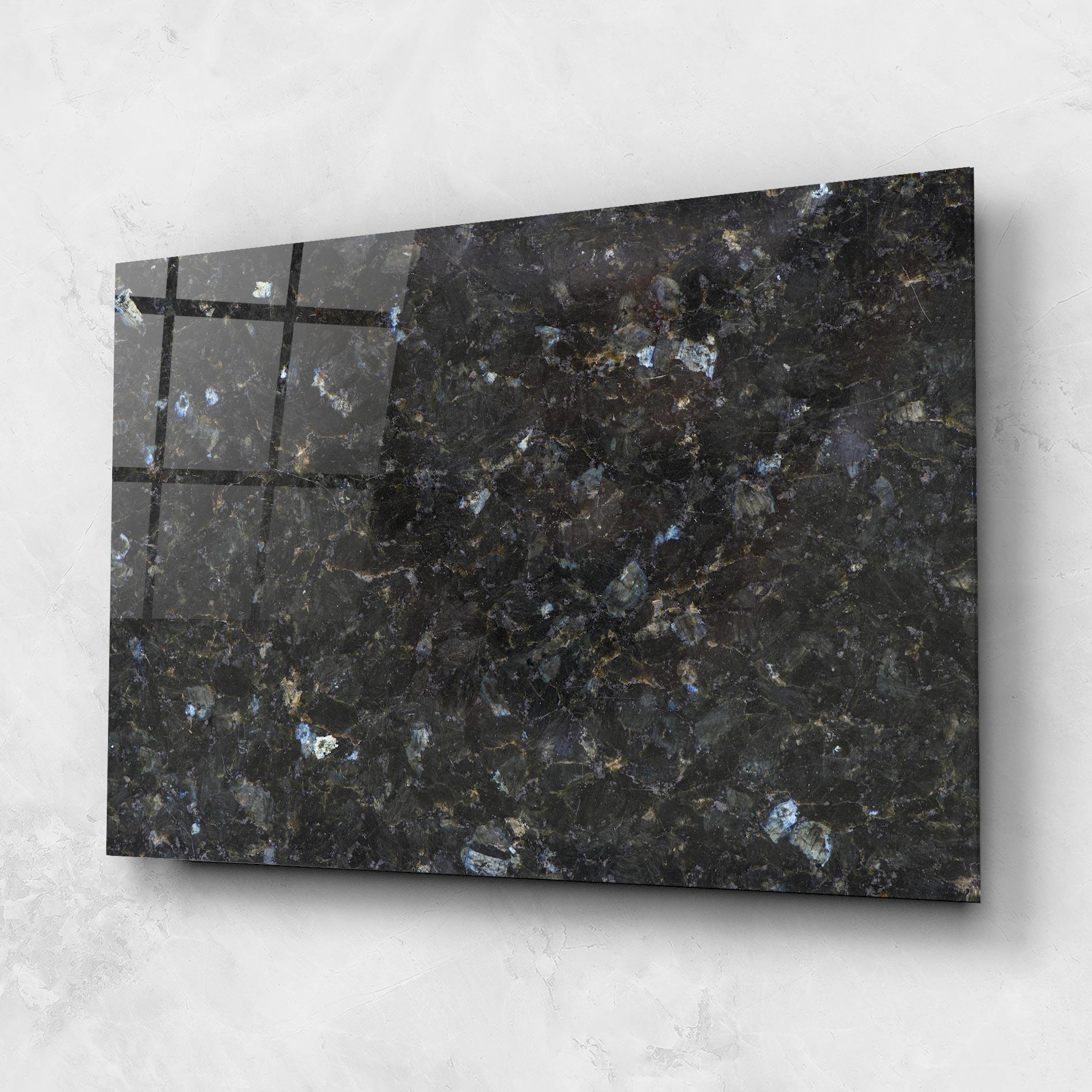 Стъклена картина Dark Grey Marble mockup 1