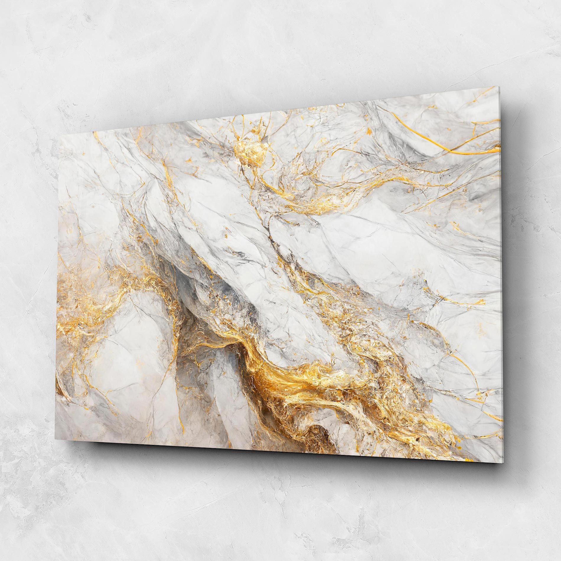 Gold Liquid Grey Marble mockup 1