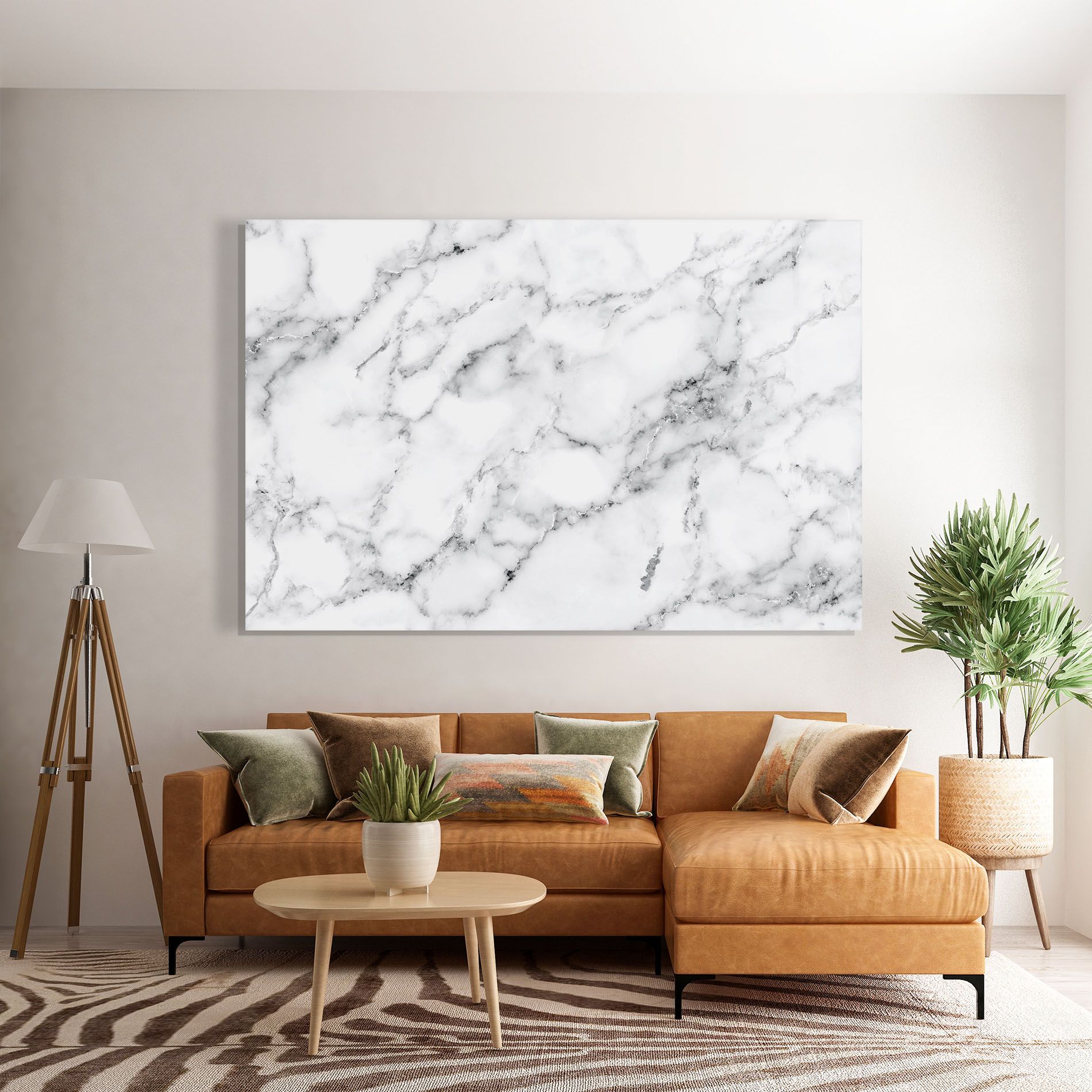 Basic White Marble mockup 7