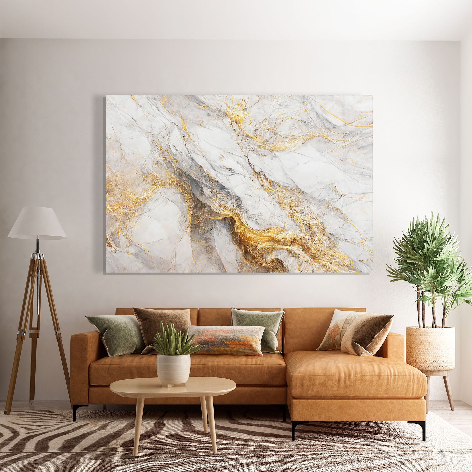 Gold Liquid Grey Marble mockup 7