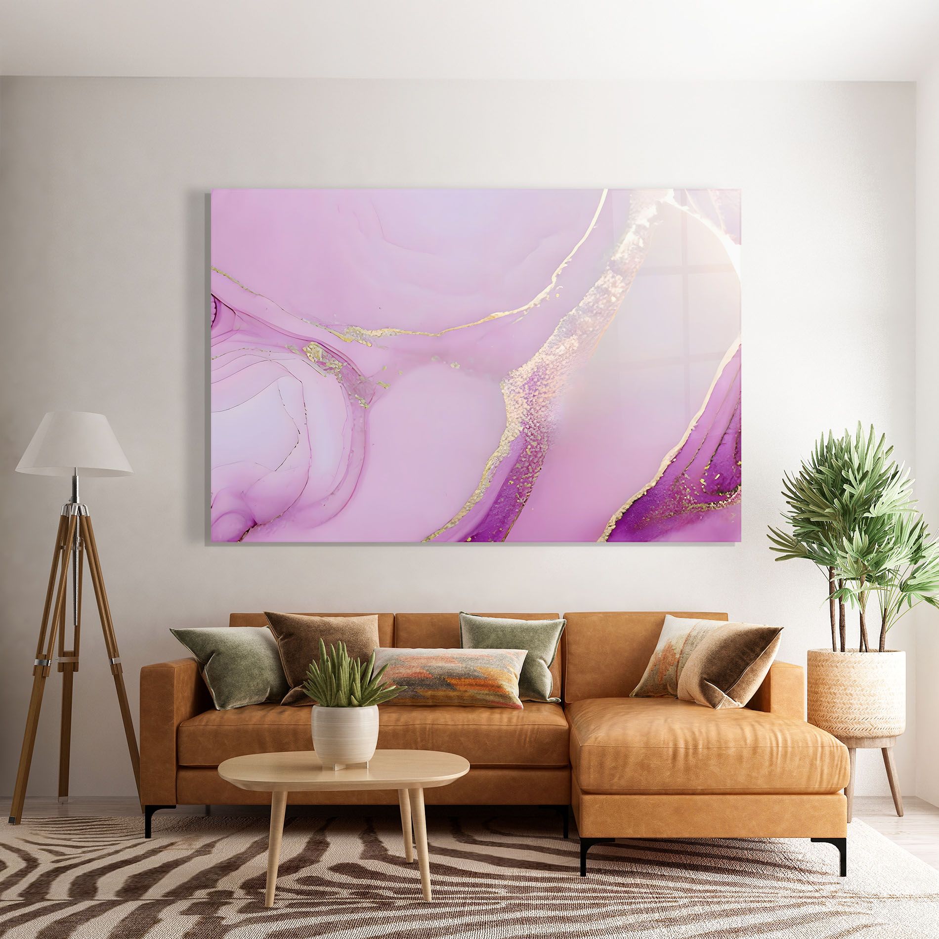 Golden Purple Marble mockup 7